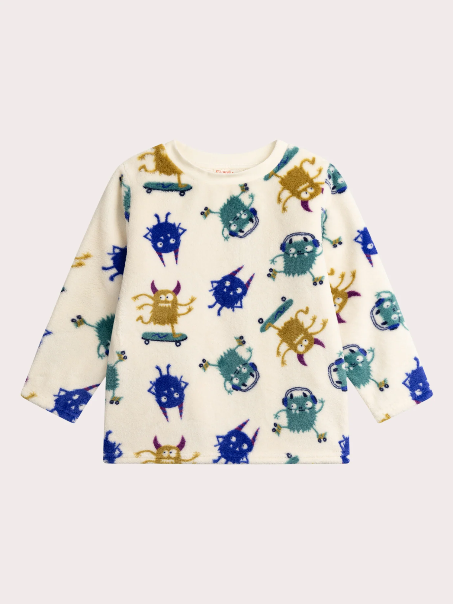 Pyjama écru en polaire pour garçon - Image 2