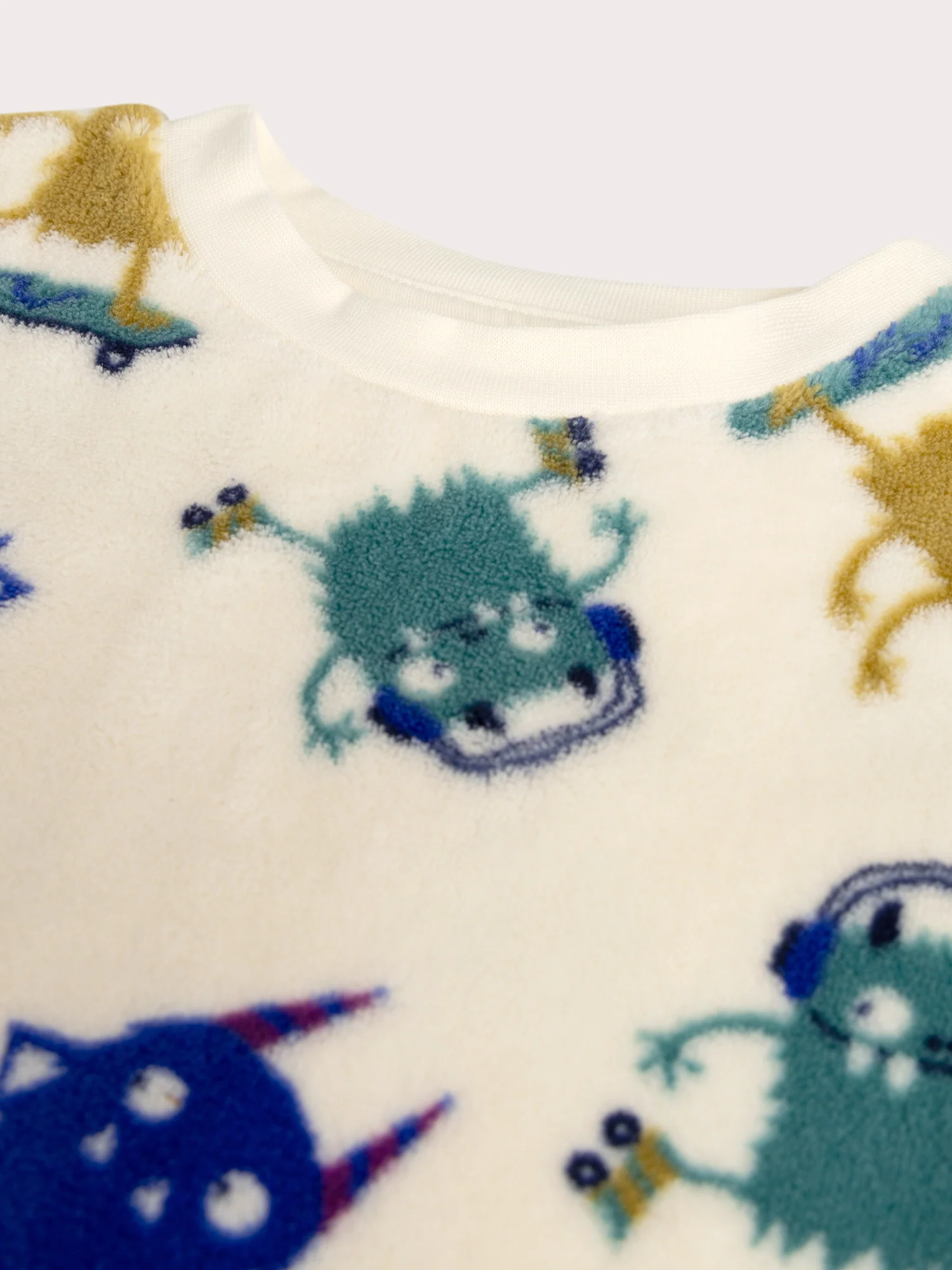 Pyjama écru en polaire pour garçon - Image 3