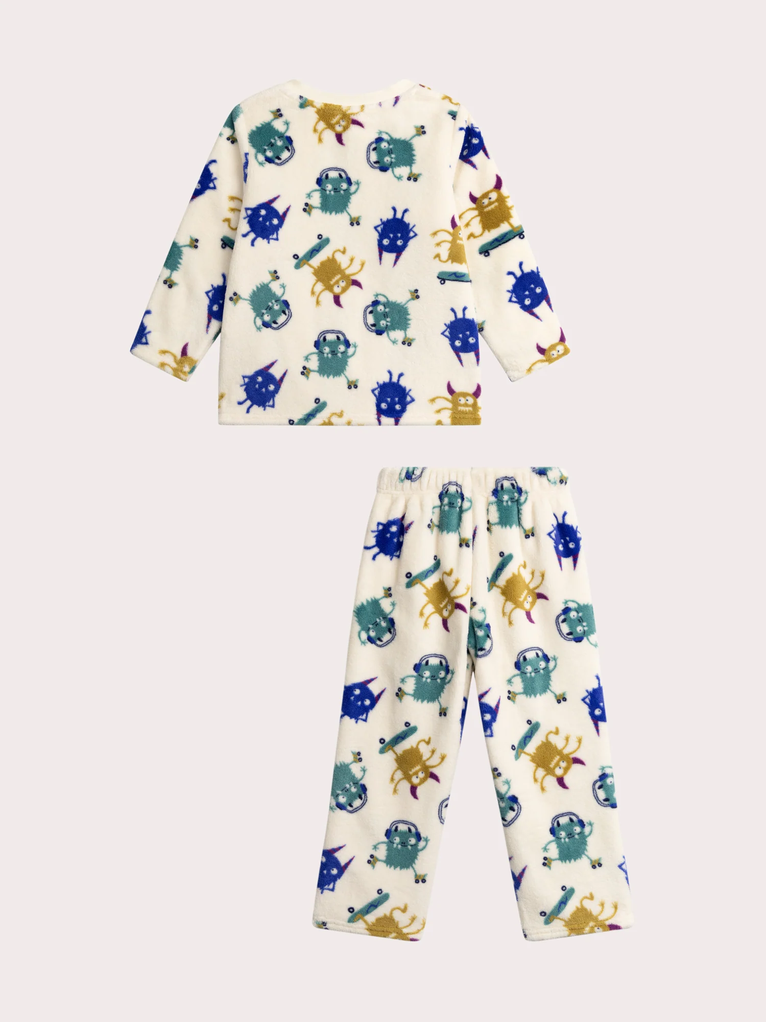 Pyjama écru en polaire pour garçon - Image 6