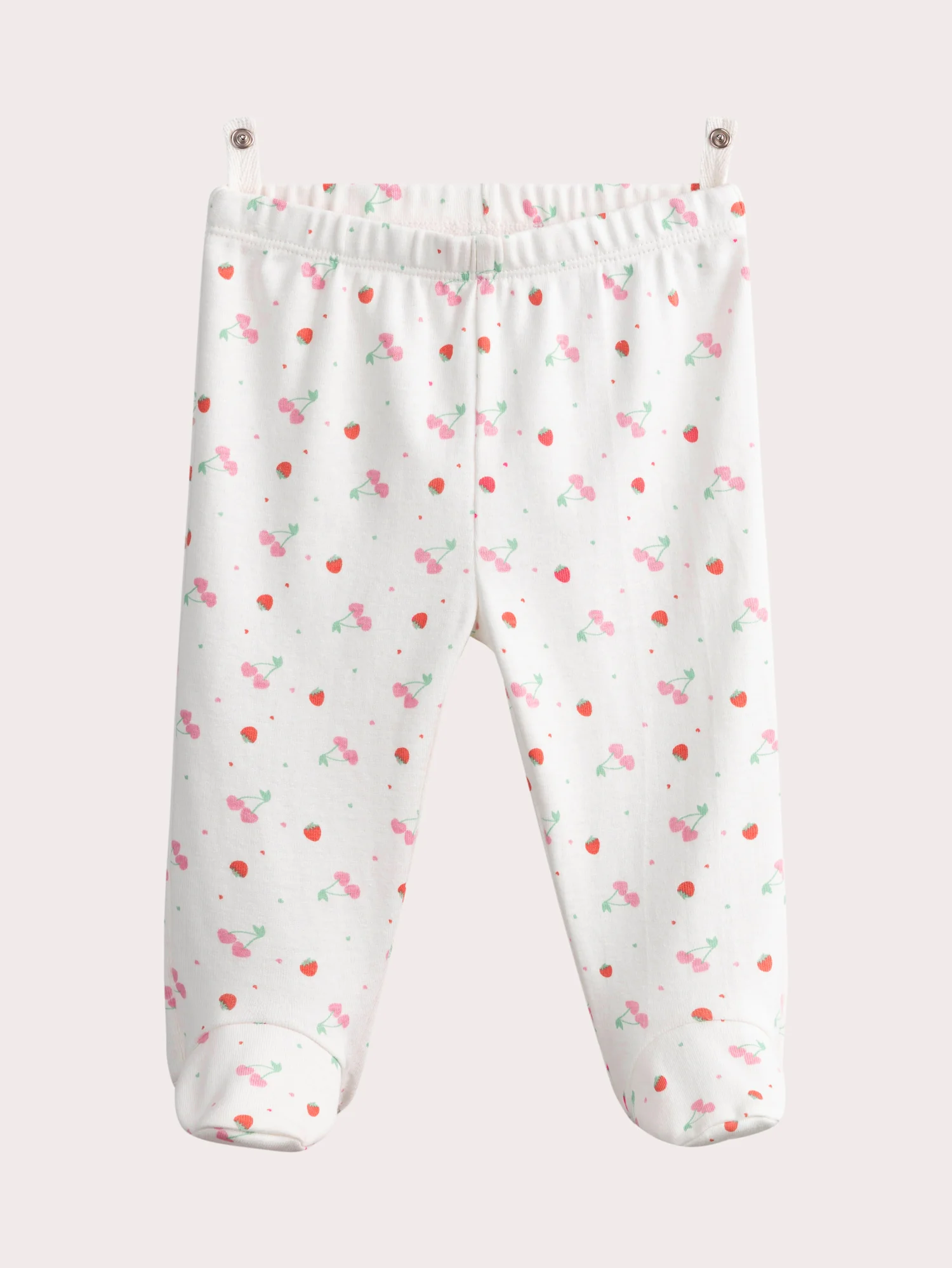 Pyjama écru imprimé fruit pour bébé fille - Image 6