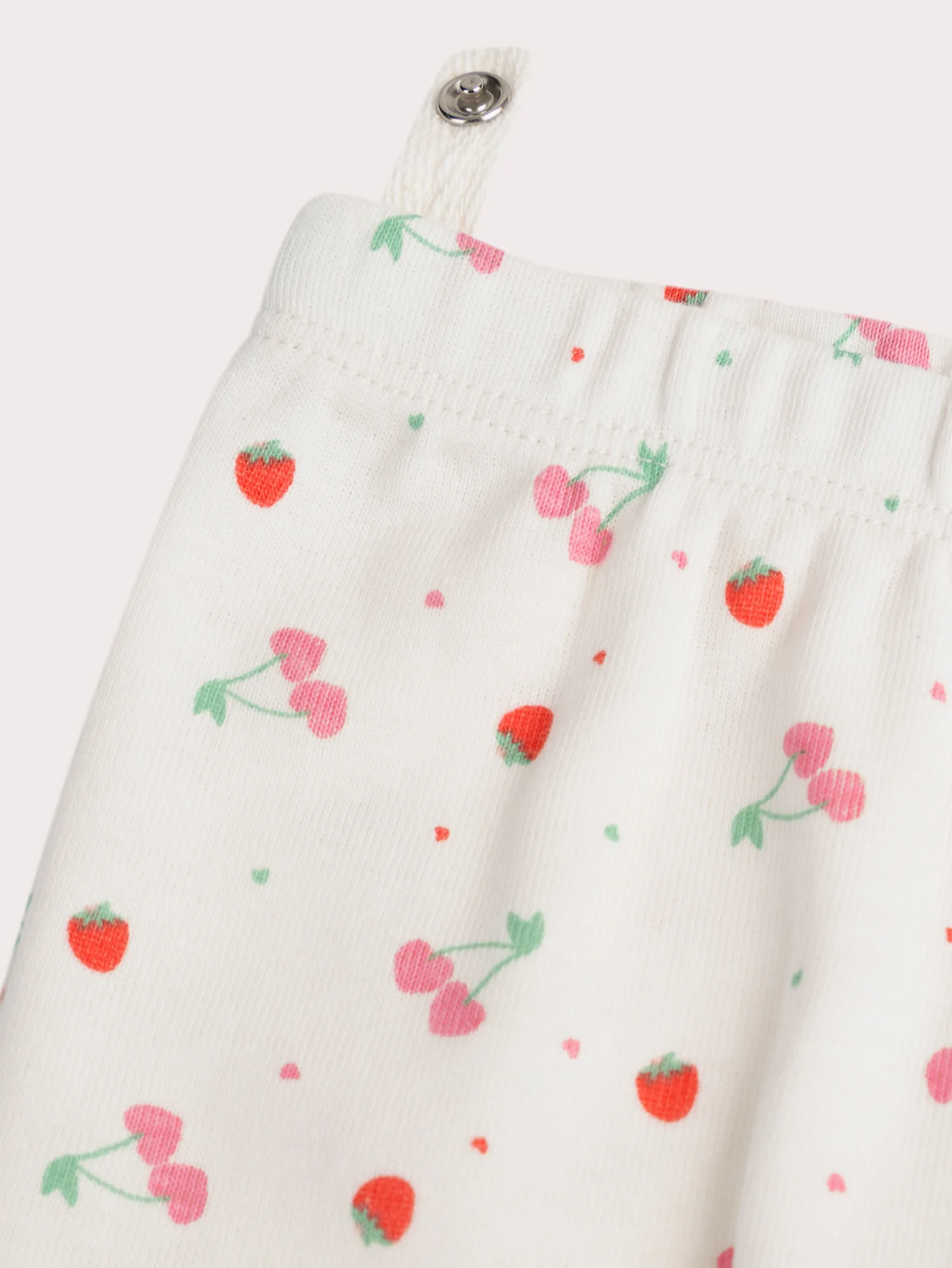 Pyjama écru imprimé fruit pour bébé fille - Image 7