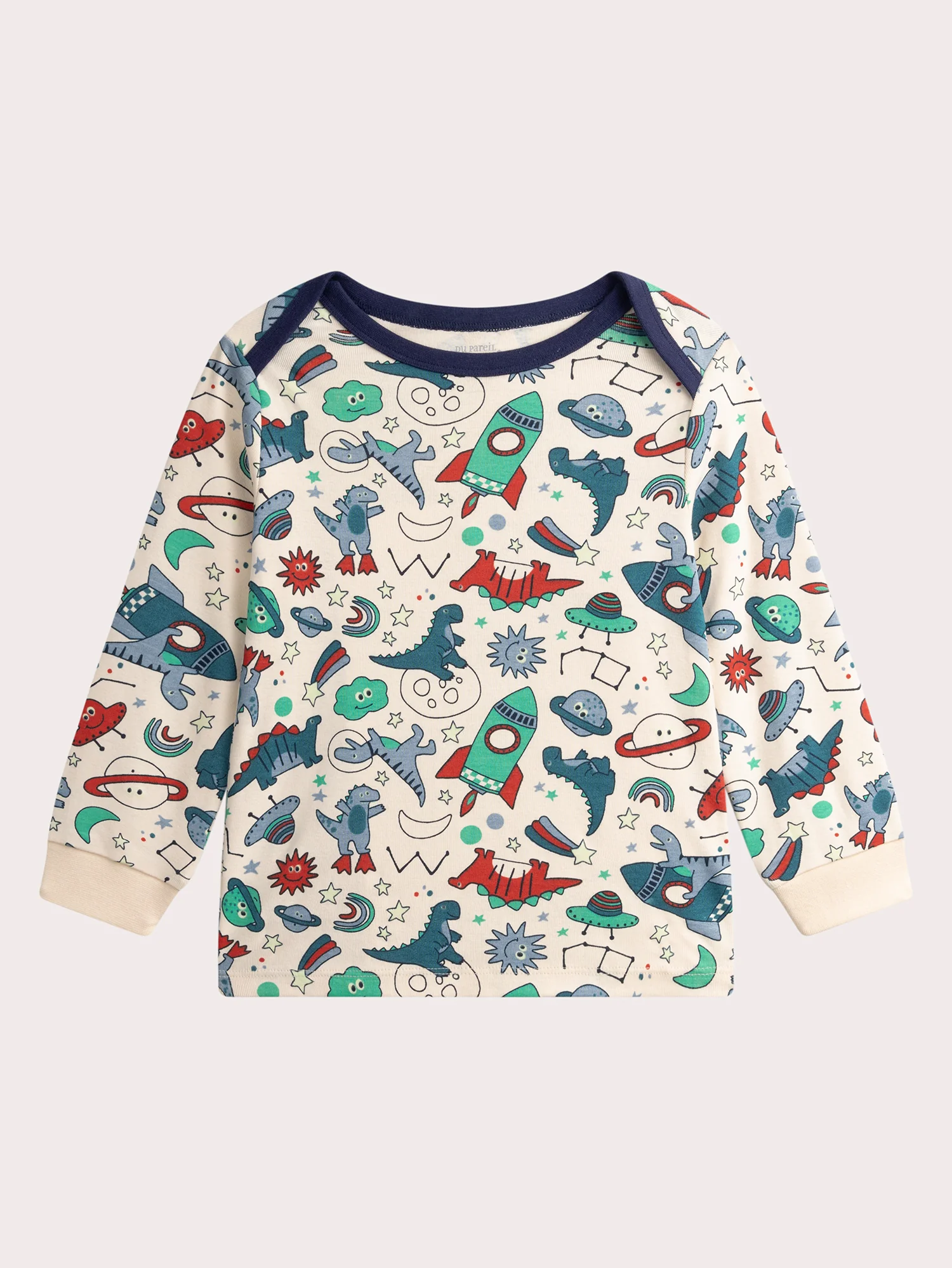 Pyjama écru phosphorescent pour enfant garçon - Image 2