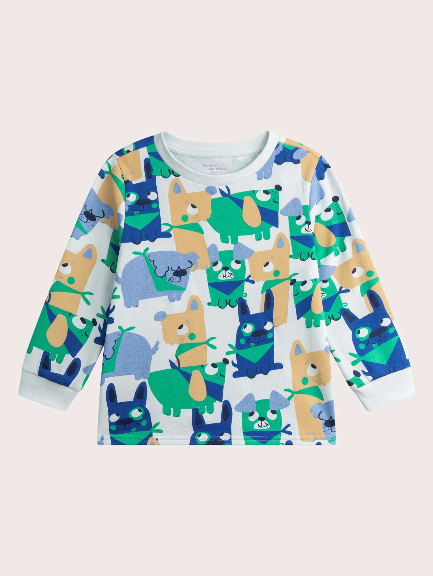 Pyjama imprimé bleu pour enfant garçon - Image 2