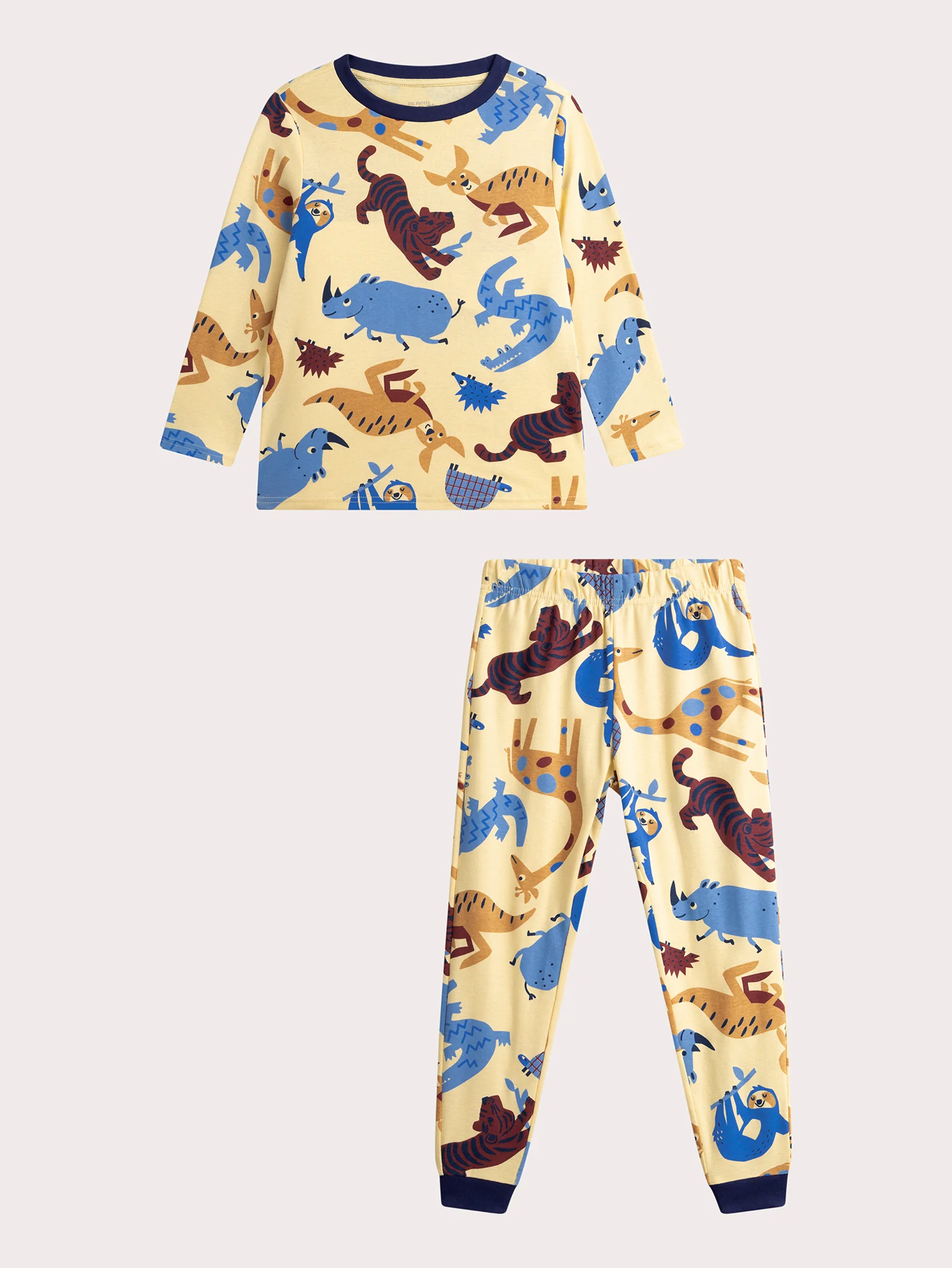 Pyjama imprimé écru pour enfant garçon