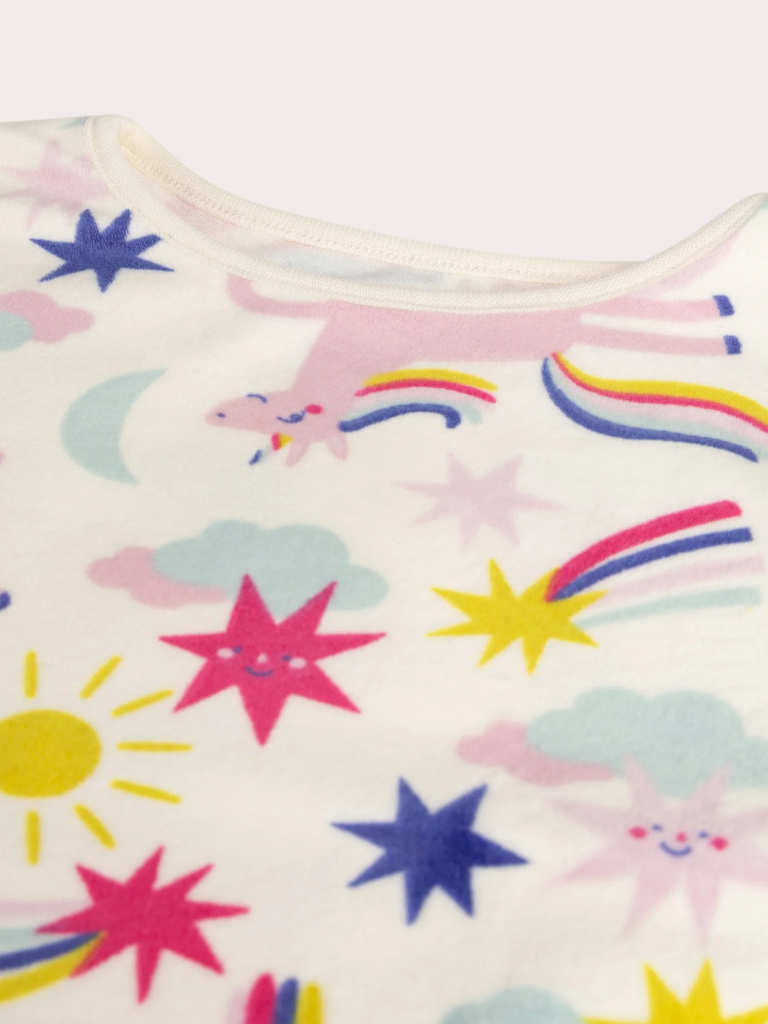 Pyjama imprimé en velours tres doux pour fille - Image 3