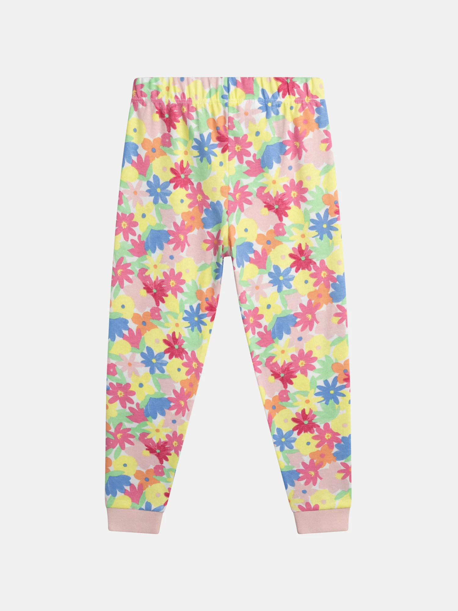 Pyjama long avec imprimé intégral "fleurs multicolores" pour enfant fille - Image 9