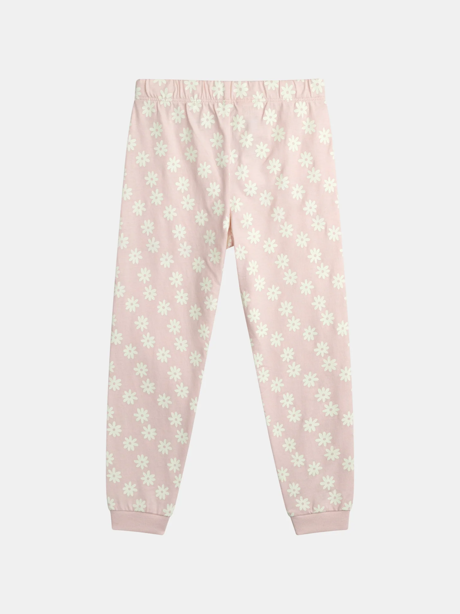Pyjama long phosphorescent rose poudré à motif licorne pour enfant fille - Image 12