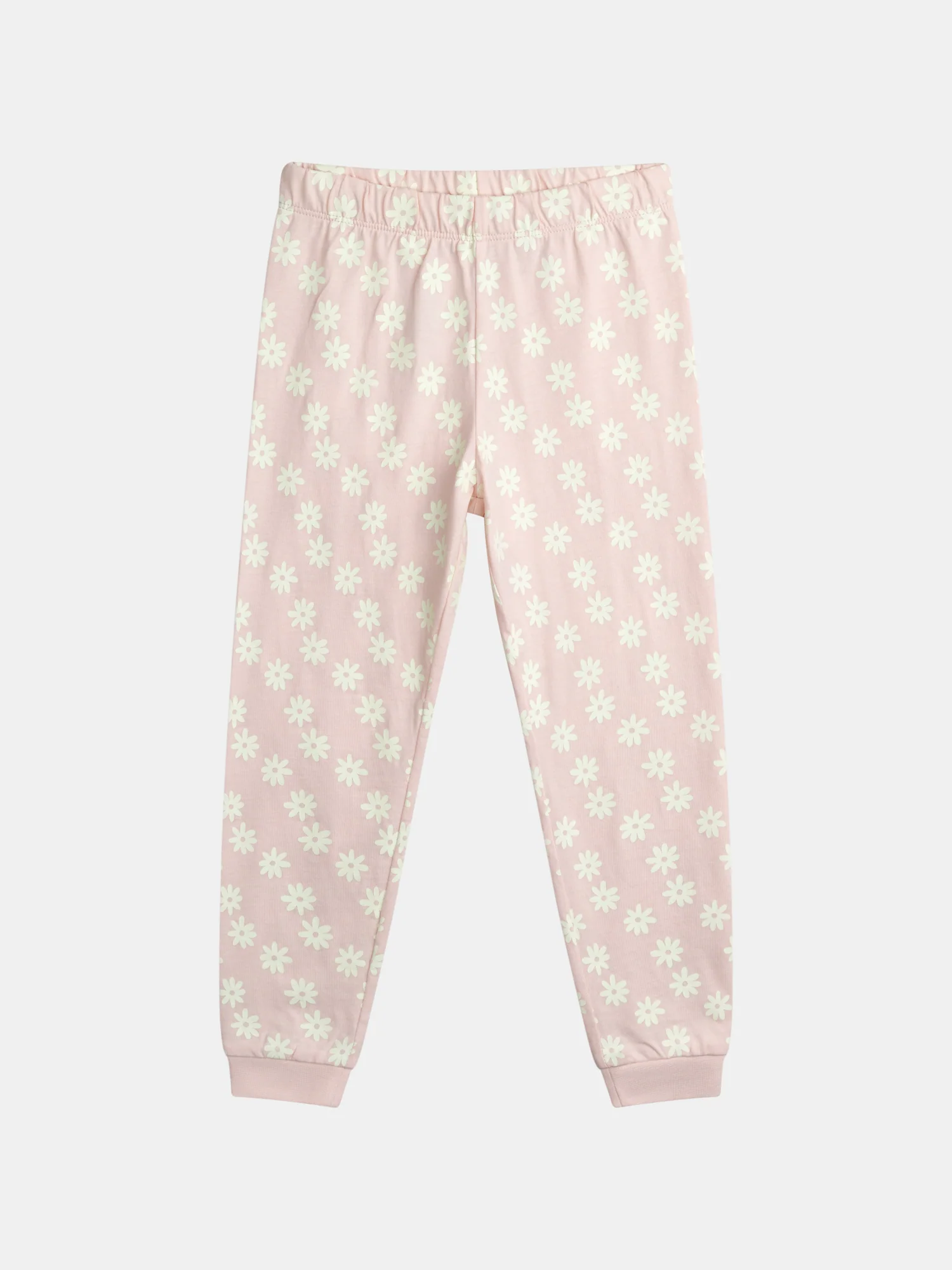 Pyjama long phosphorescent rose poudré à motif licorne pour enfant fille - Image 8