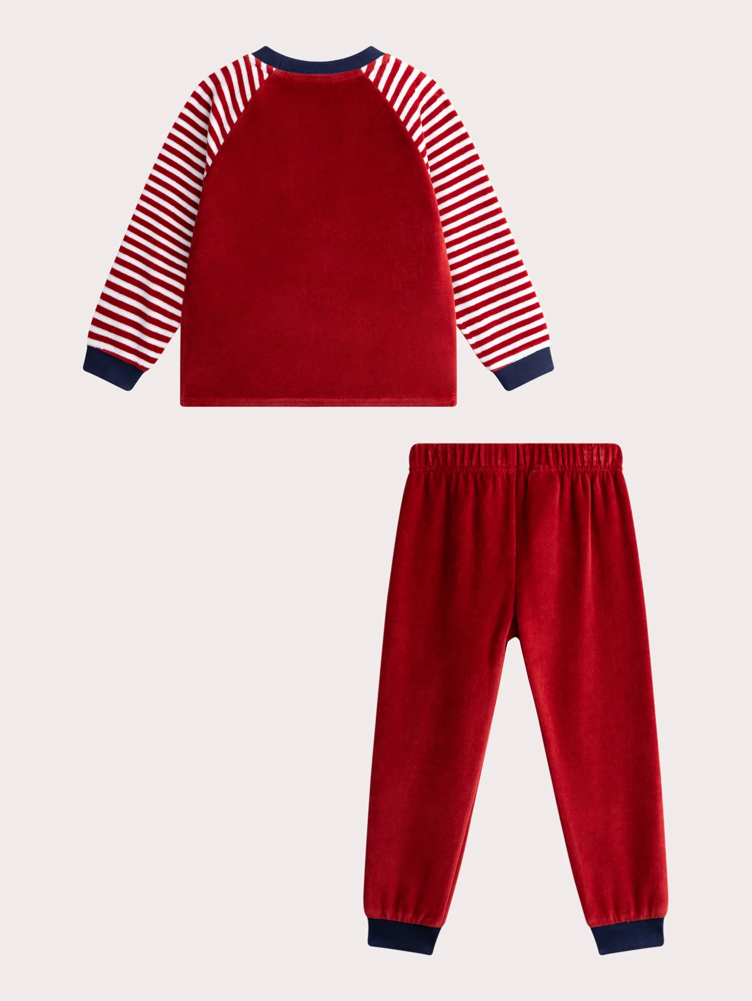 Pyjama pere Noël en velours pour garçon - Image 2