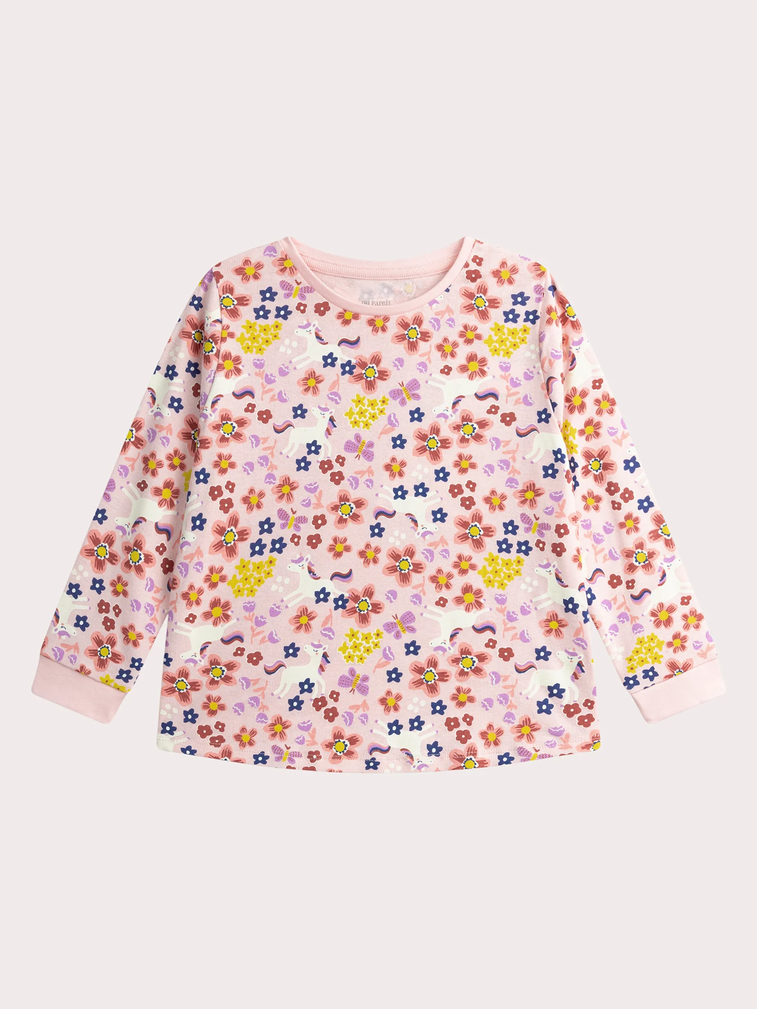Pyjama phosphorescent rose dragée pour enfant fille - Image 3