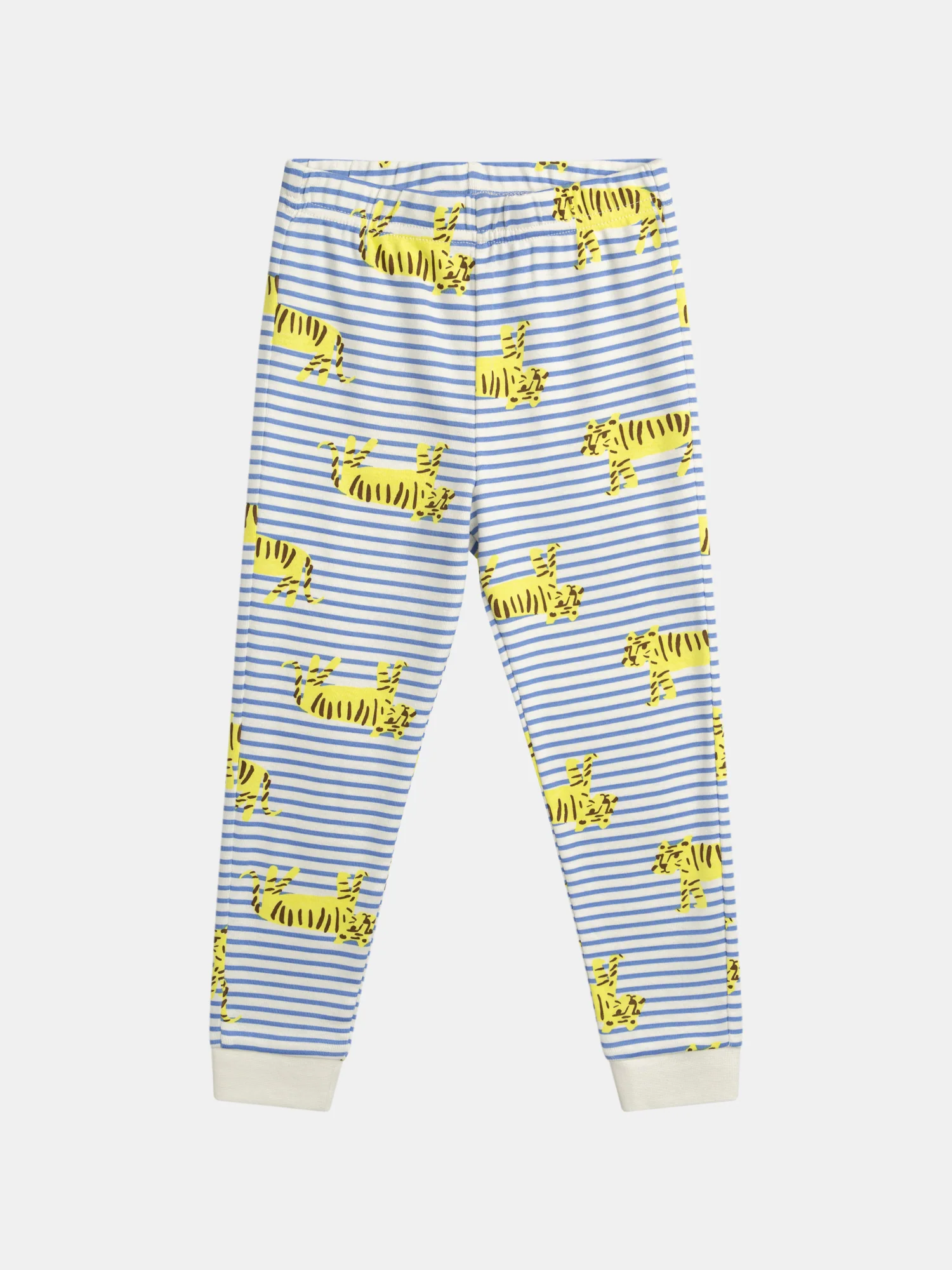 Pyjama rayé avec imprimé intégral tigre pour enfant garçon - Image 8