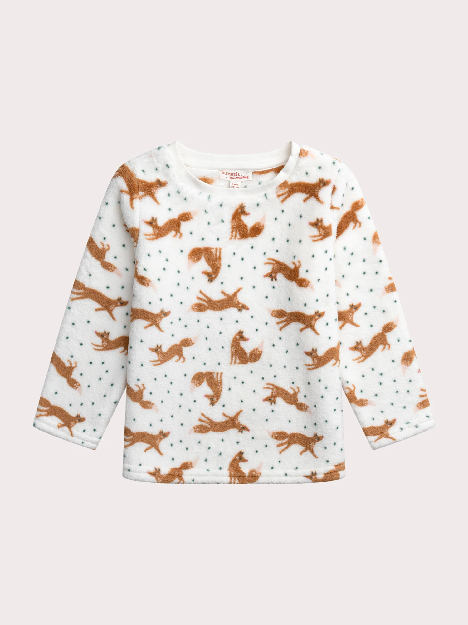 Pyjama renard pour enfant fille - Image 3