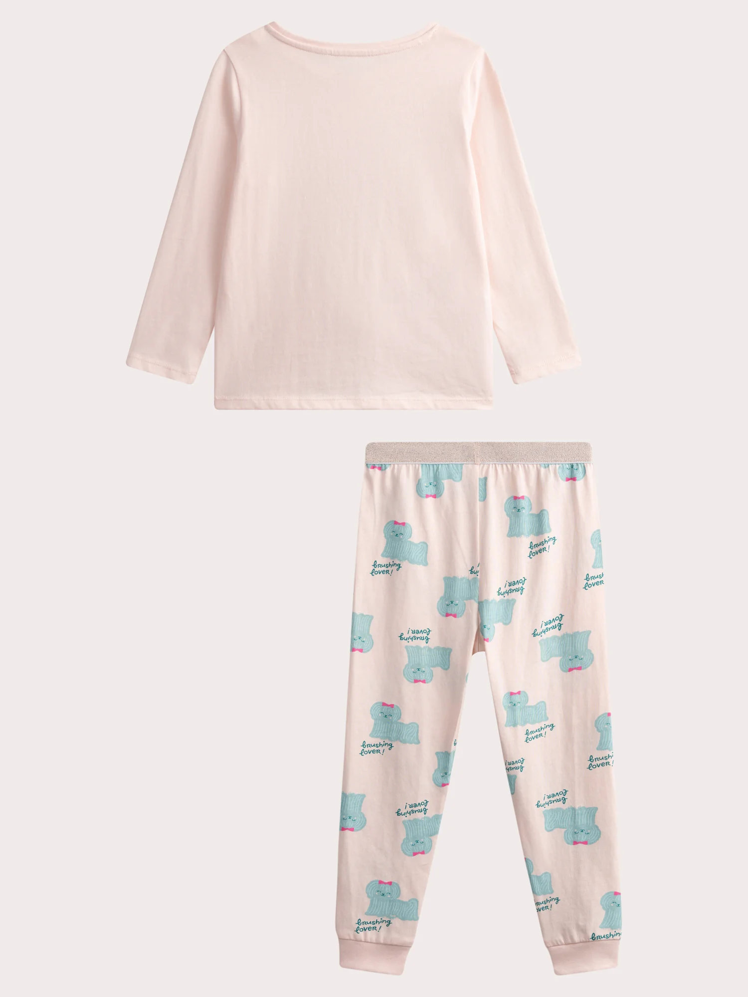 Pyjama rose chien pour enfant fille - Image 2