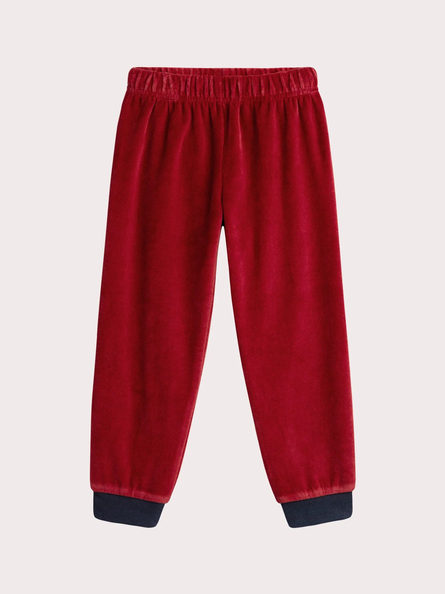 Pyjama rouge en velours pour garçon - Image 4