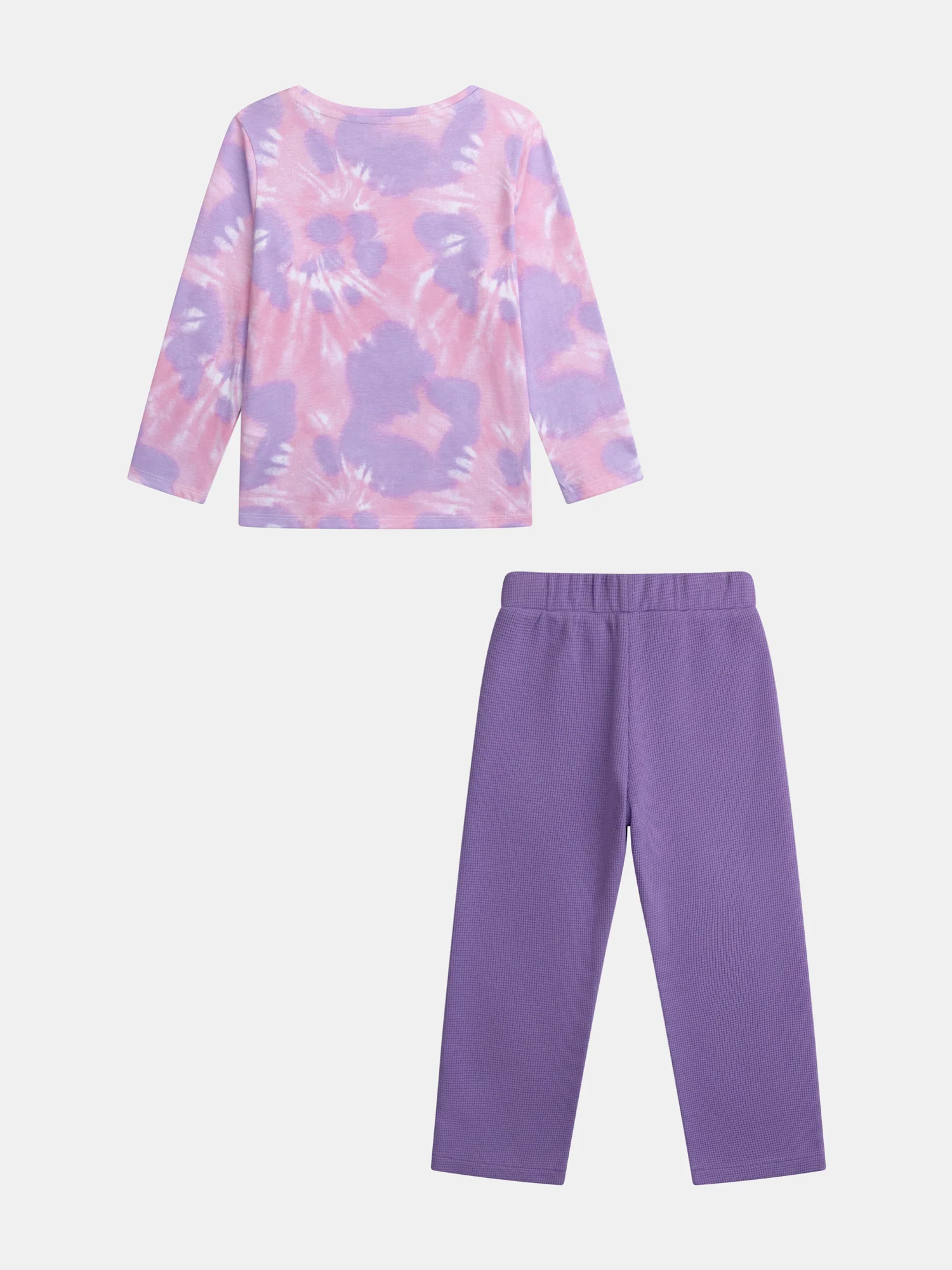 Pyjama tie-dye violet à motif "Poney Skateboarding Fever" pour enfant fille - Image 12