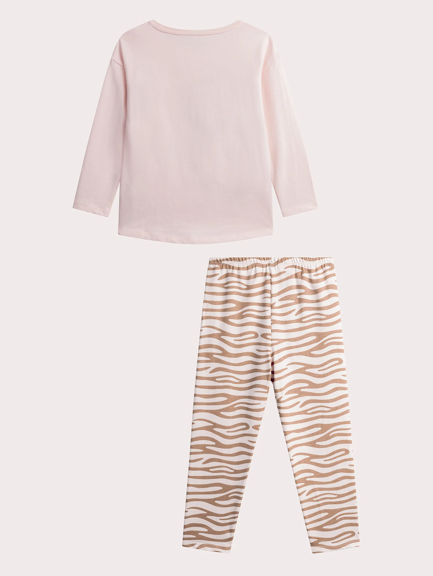 Pyjama uni écru pour enfant fille - Image 8
