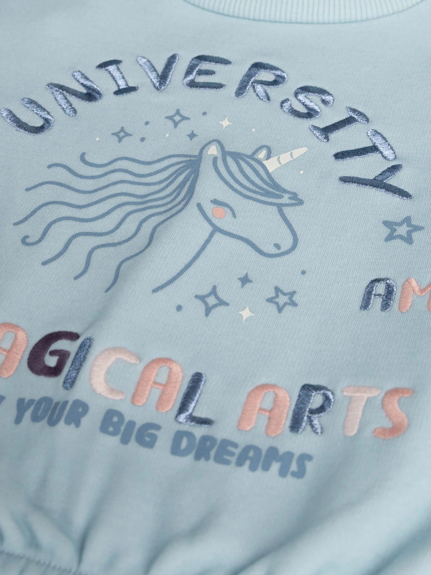 Pyjama université bleu pour fille - Image 2