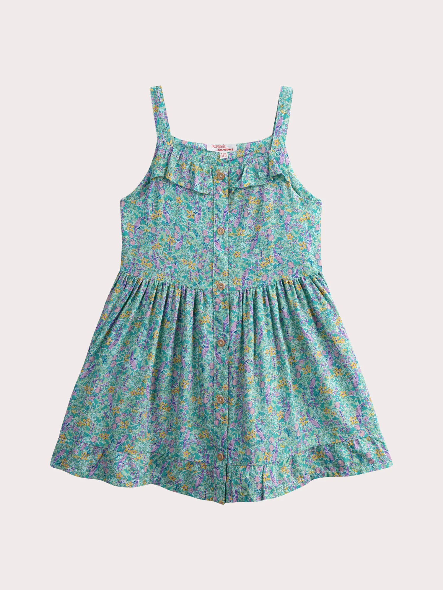 Robe à bretelles fines imprimé Liberty