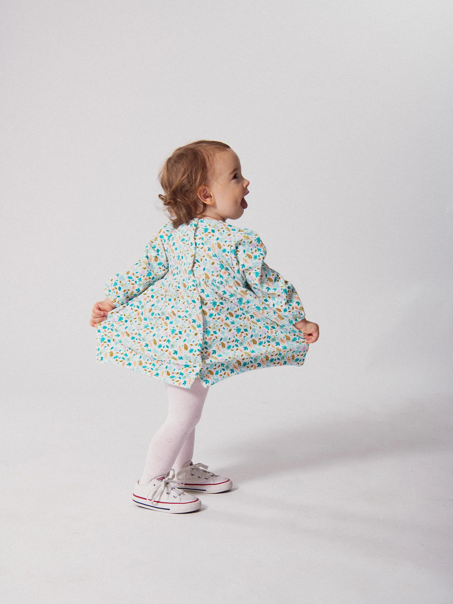 Robe à fleur pour bébé fille - Image 5