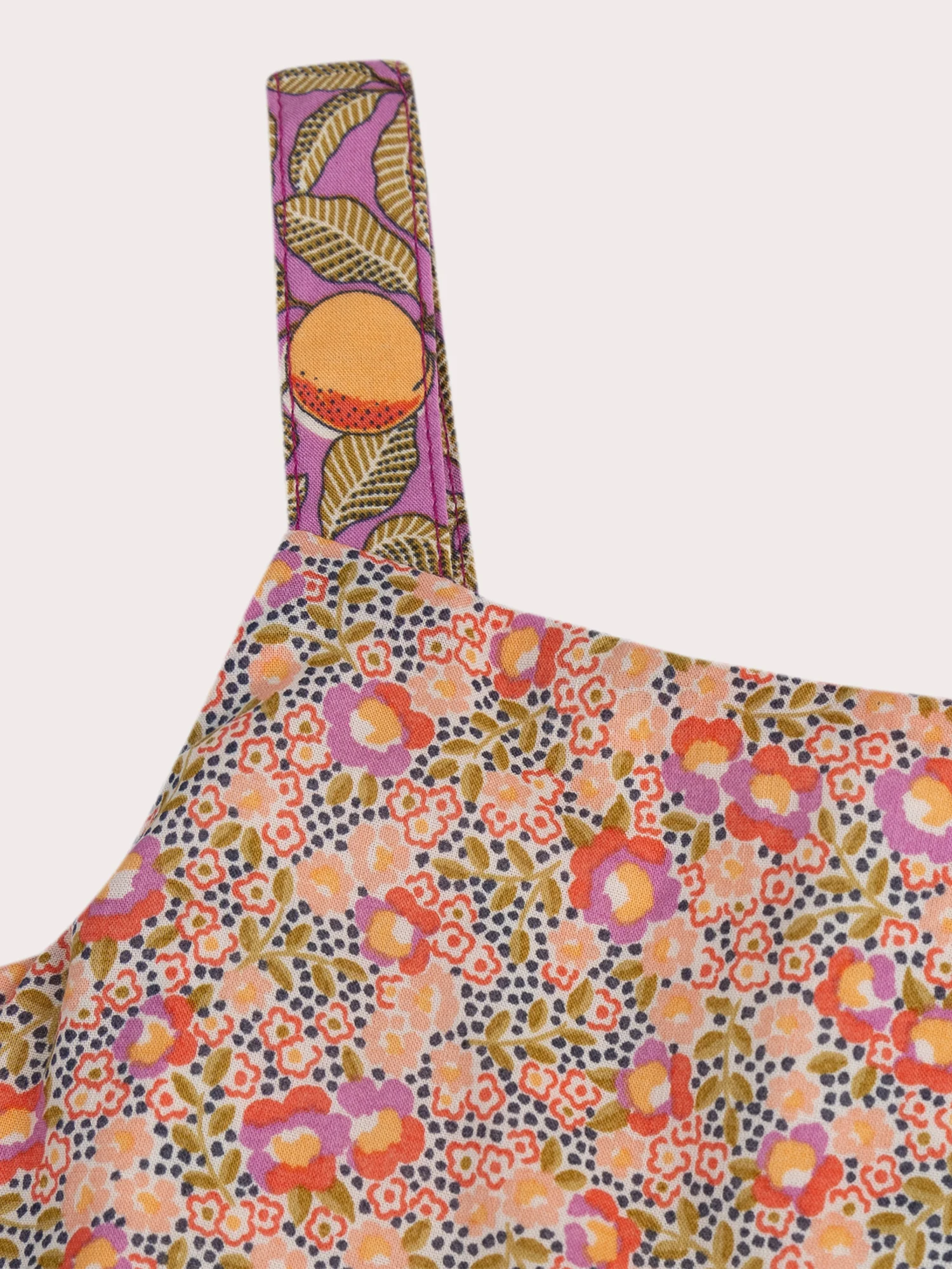 Robe bi-imprimée à bretelles - Image 2