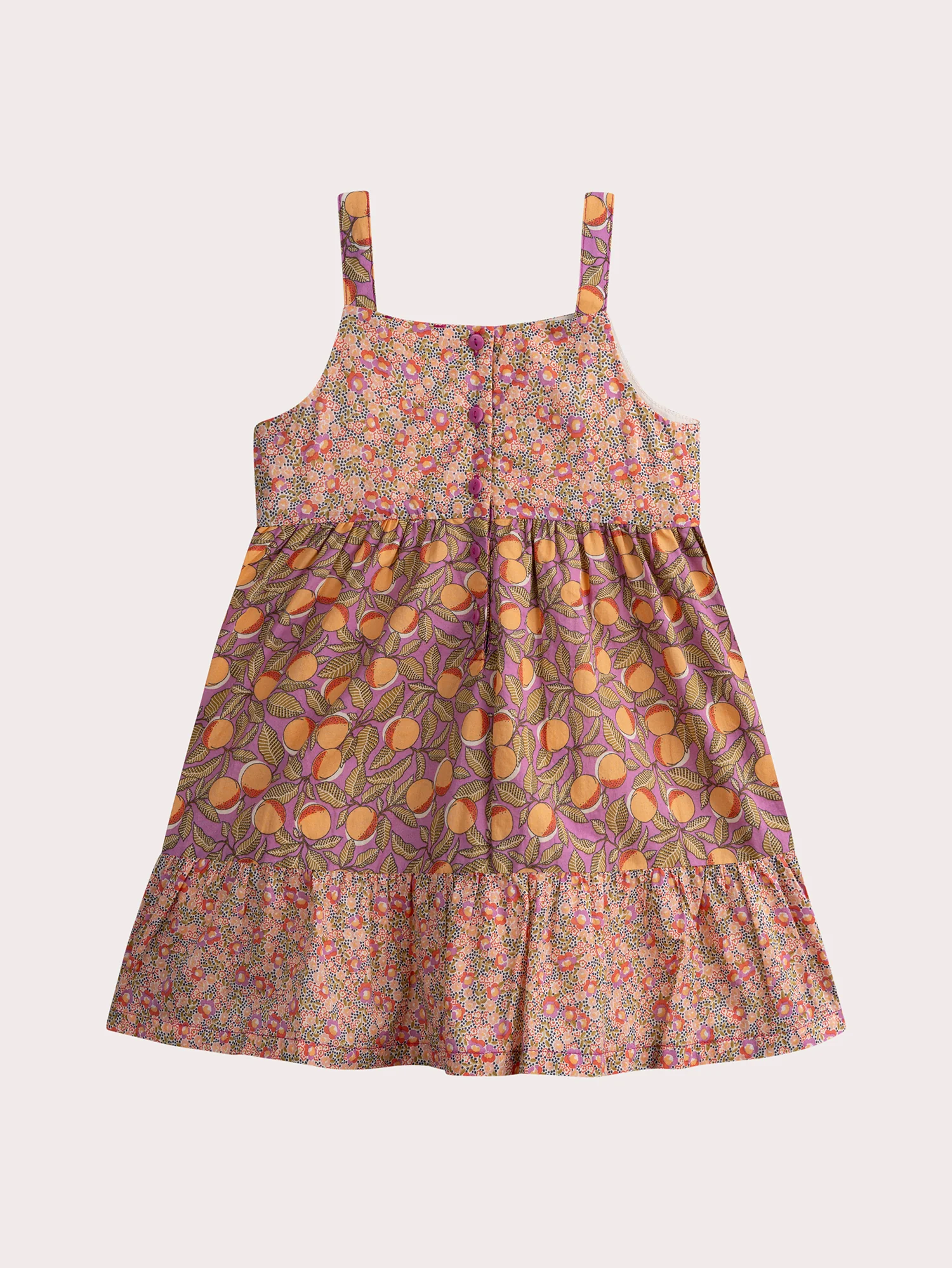 Robe bi-imprimée à bretelles - Image 3
