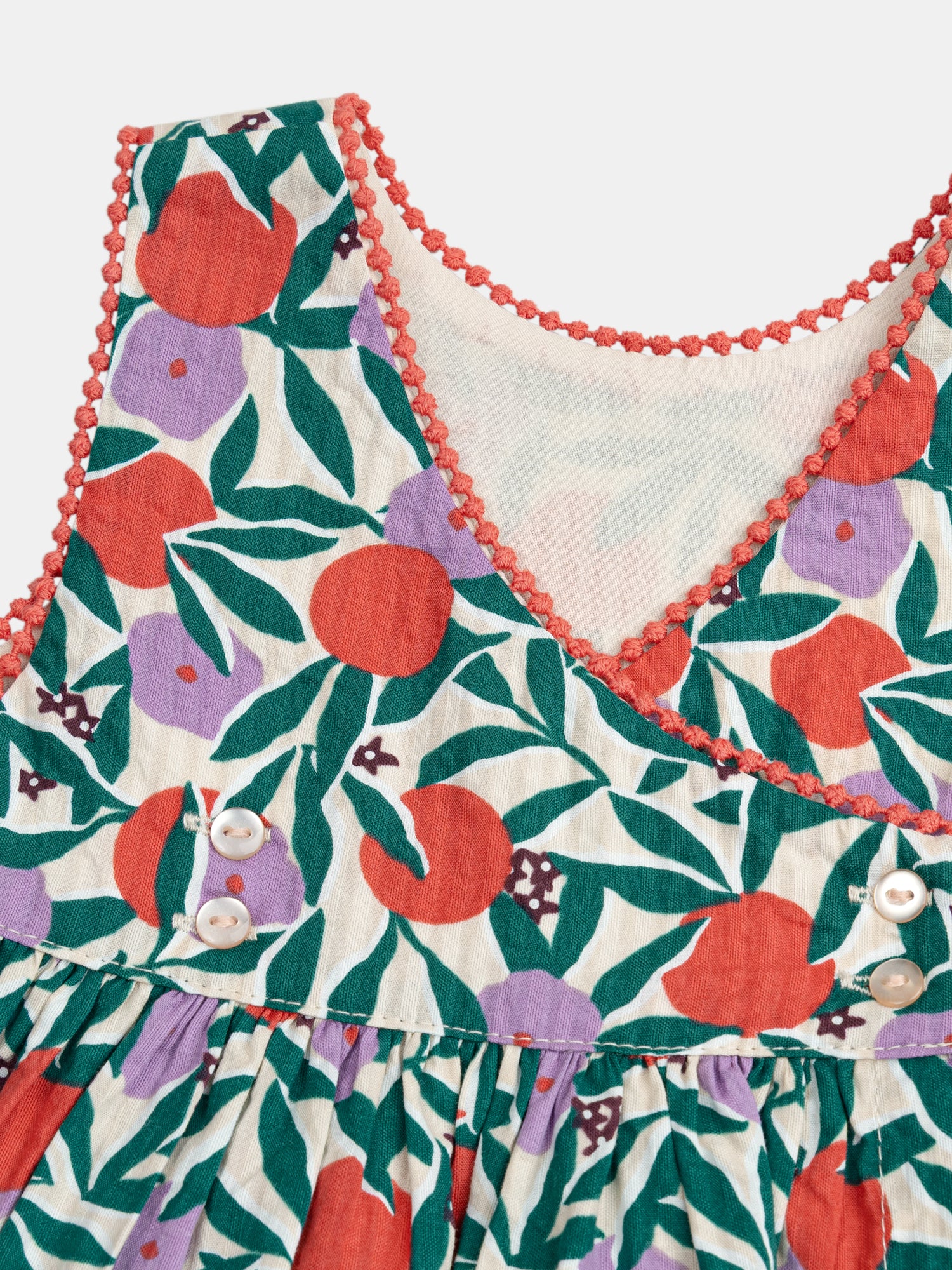 Robe à imprimé floral et sa petite culotte assortie pour bébé fille - Image 3