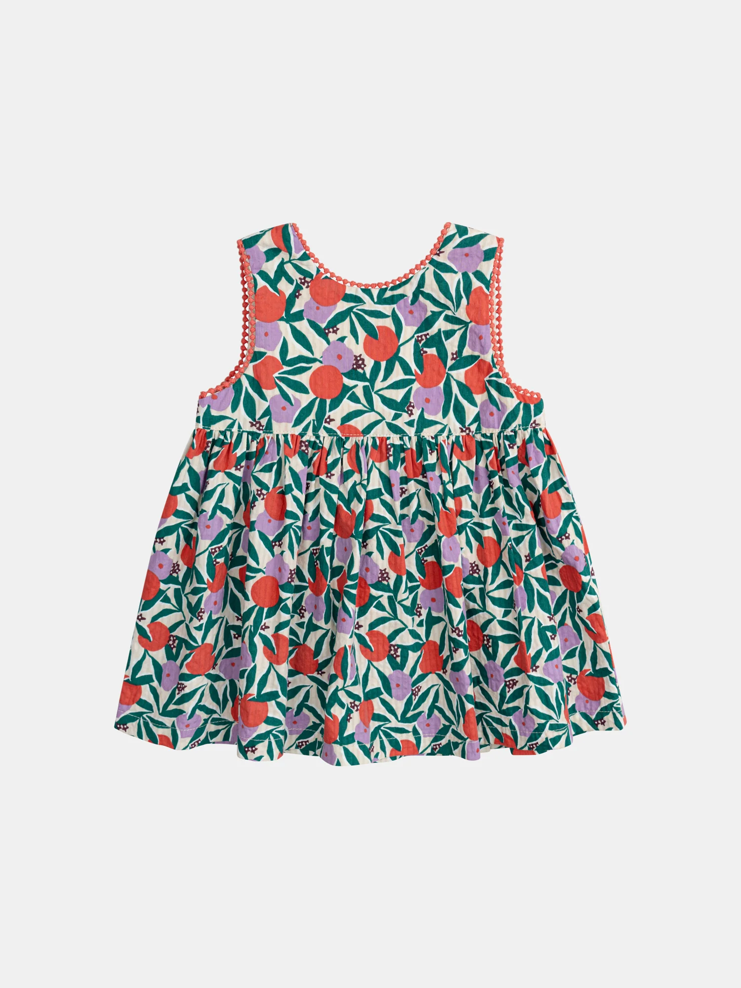 Robe à imprimé floral et sa petite culotte assortie pour bébé fille - Image 4