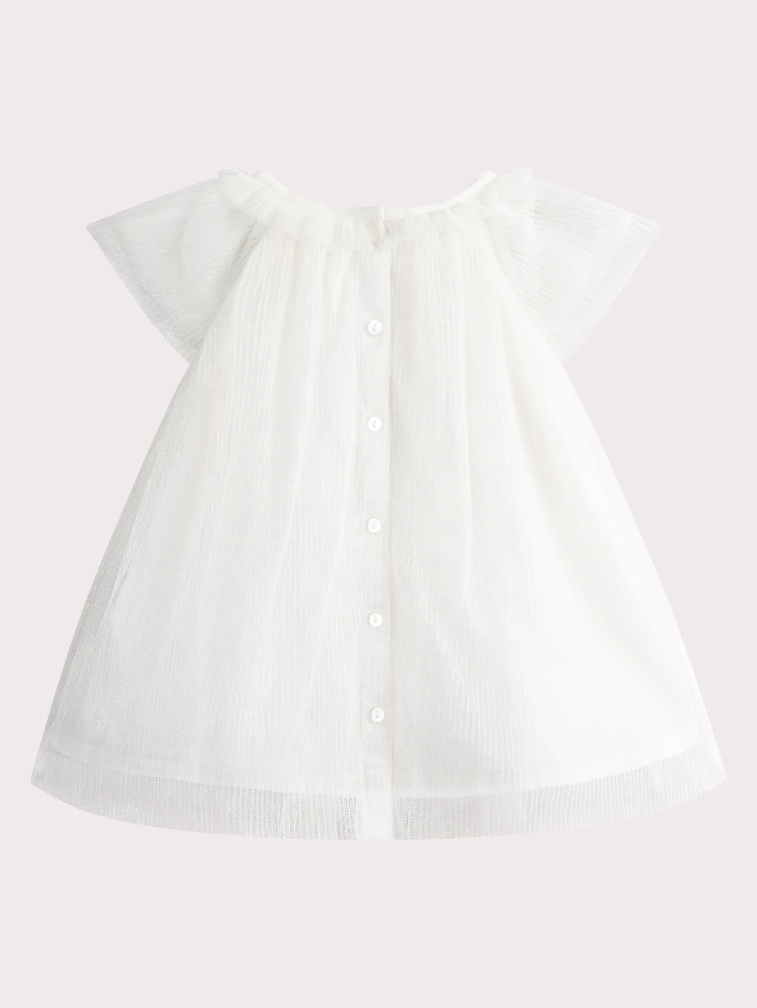 Robe blanche pour bébé fille - Image 3