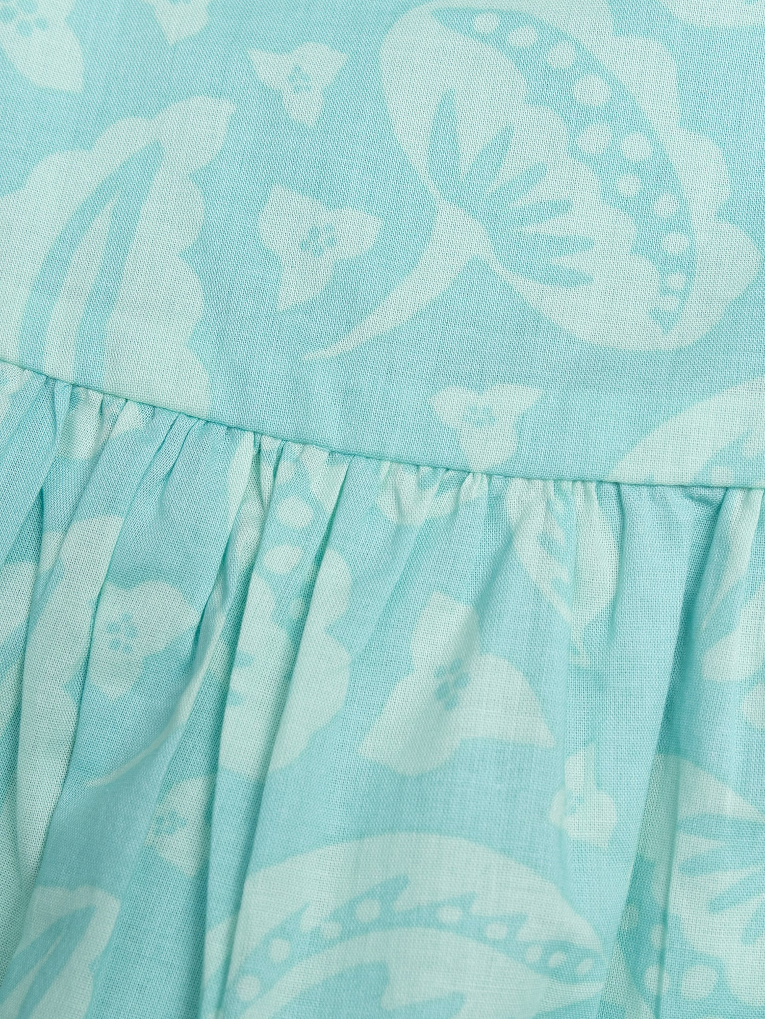 Robe bleu réversible à bretelles fines - Image 5