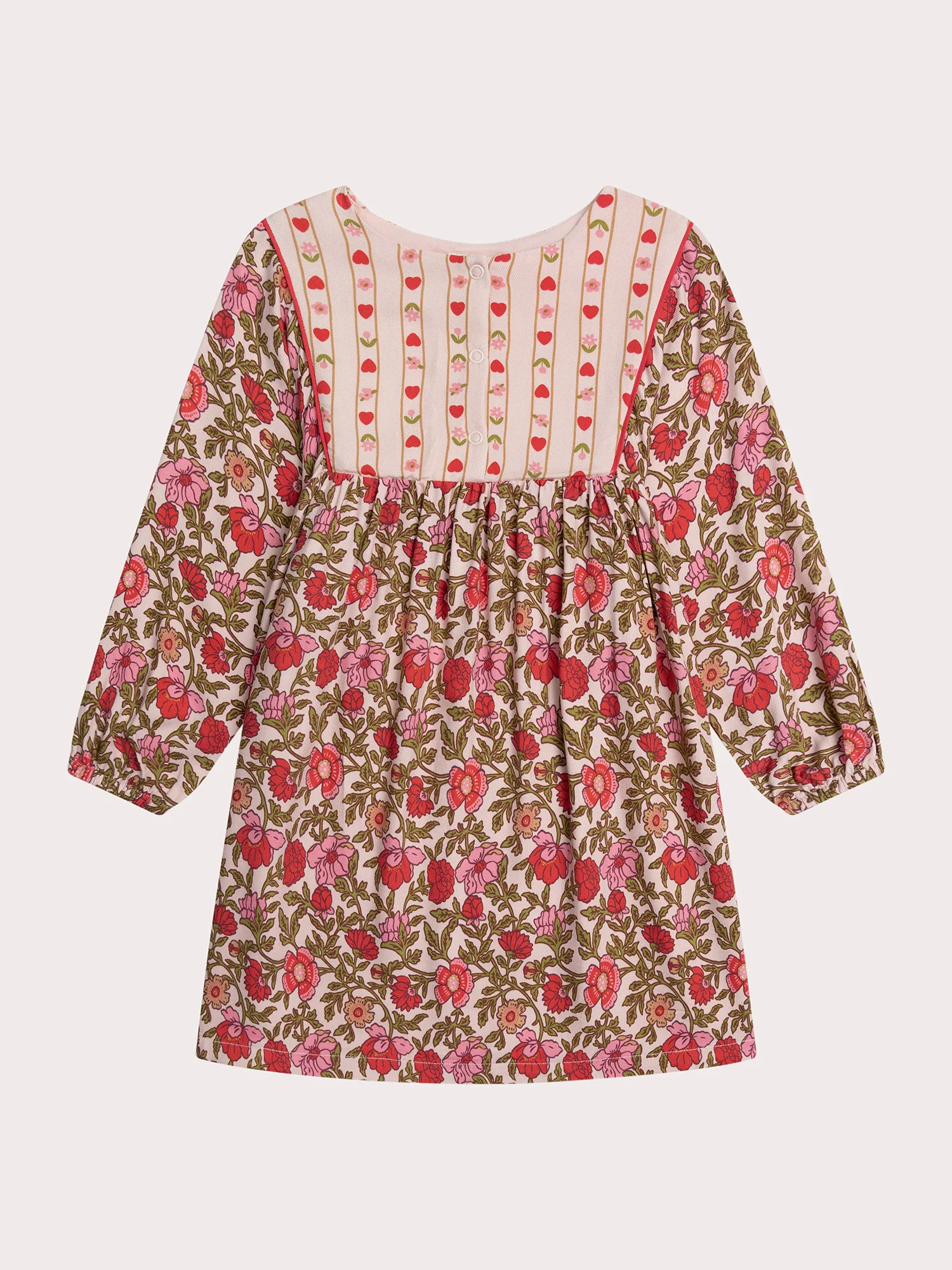 Robe bohème manches longues bi-imprimé - Image 5