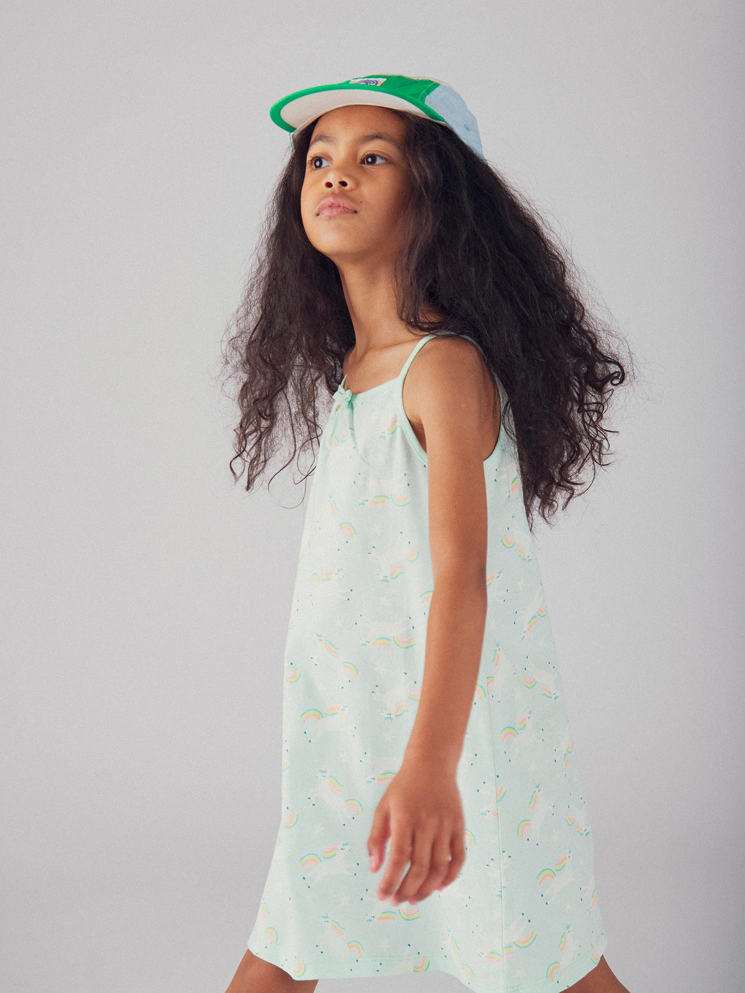 Robe de nuit phosphorescente imprimé "Licornes Magiques" pour enfant fille - Image 2