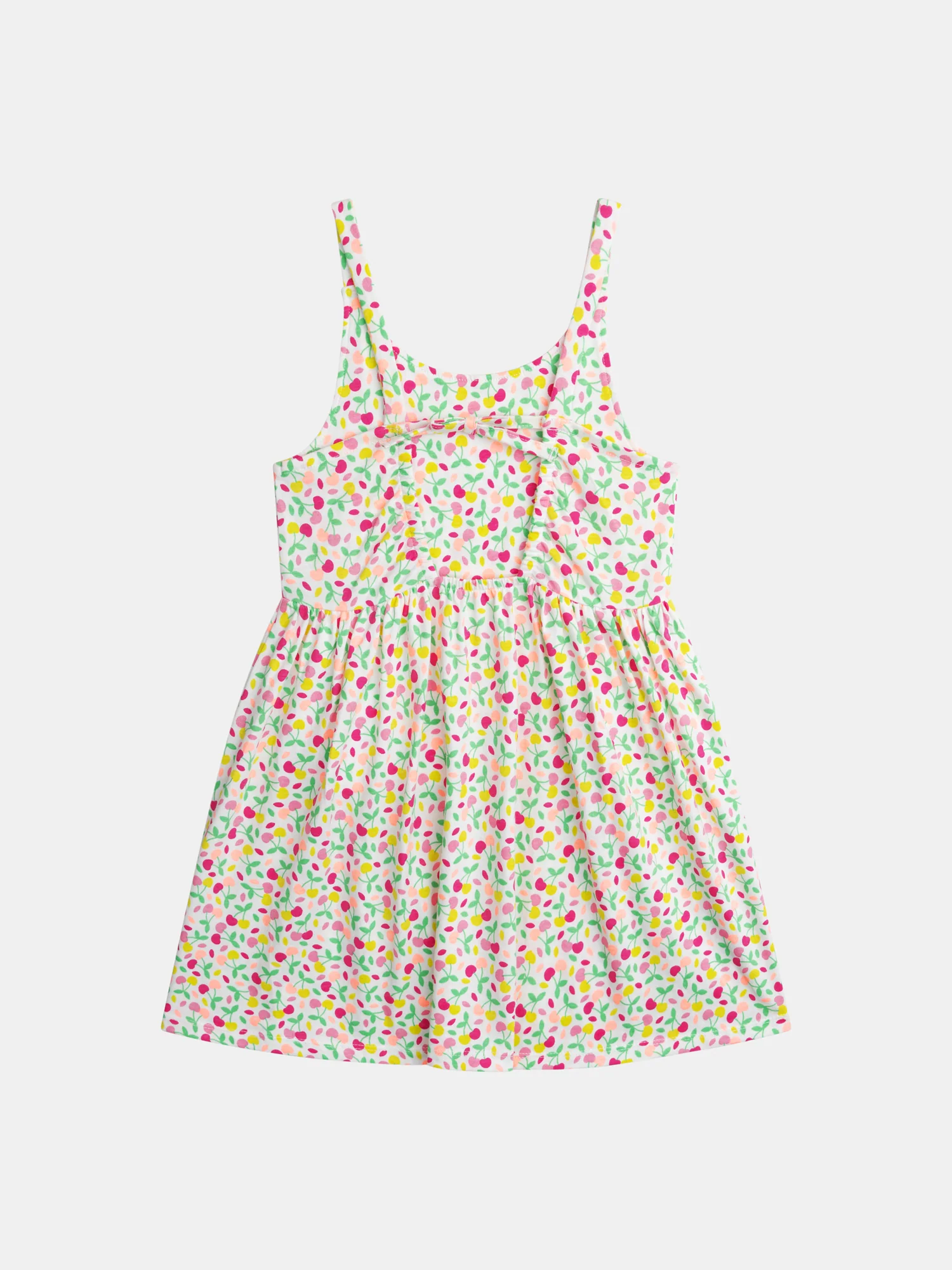 Robe à bretelles imprimé cerises colorées pour fille - Image 7