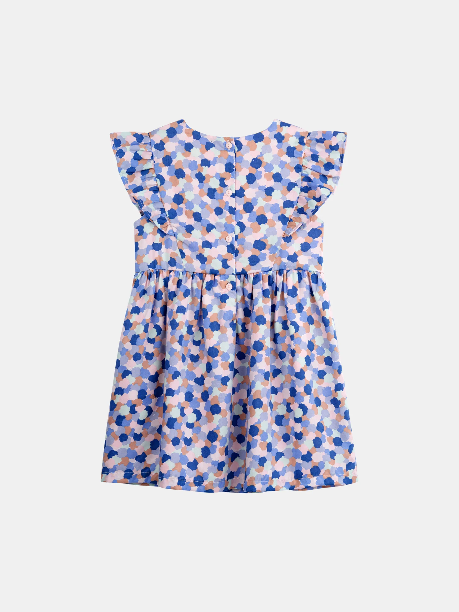 Robe imprimé a pois manches courtes pour fille - Image 7