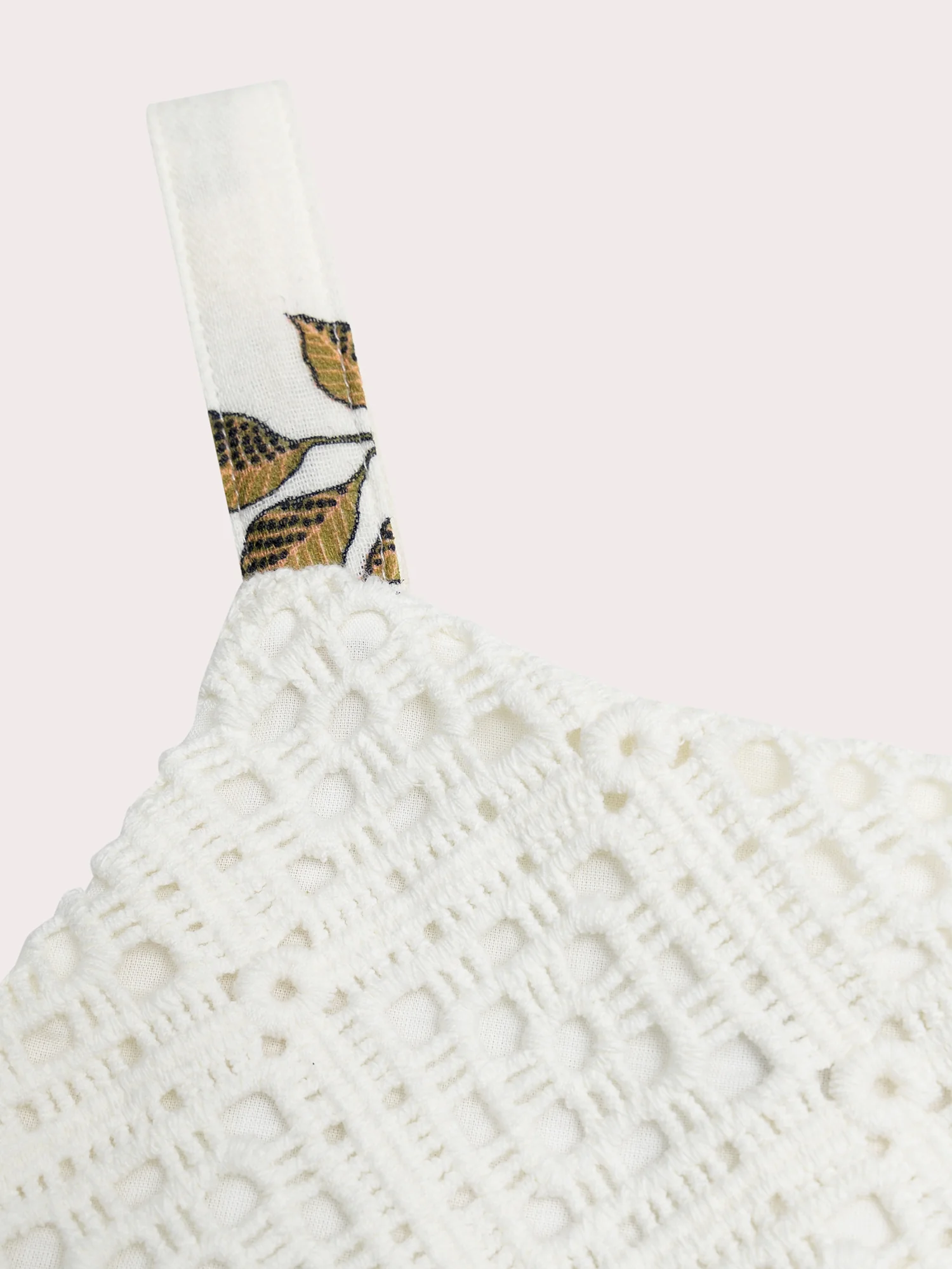 Robe écrue imprimée à bretelles - Image 2
