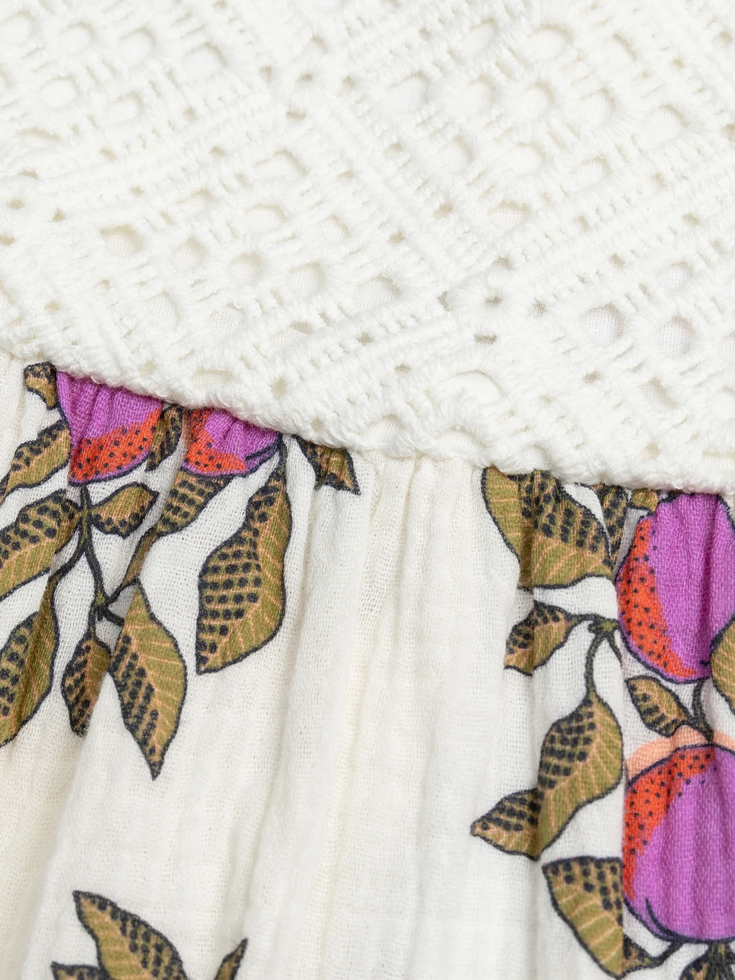 Robe écrue imprimée à bretelles - Image 3
