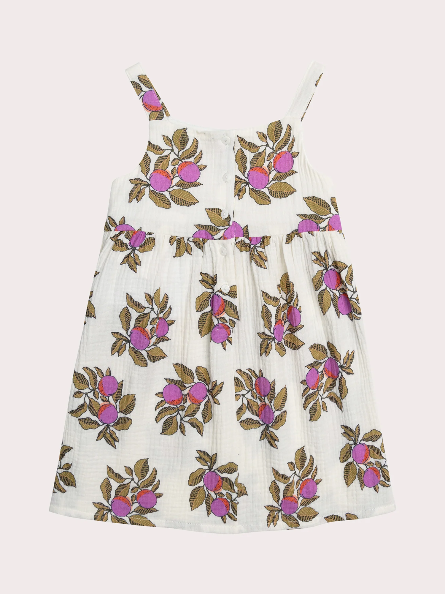Robe écrue imprimée à bretelles - Image 4