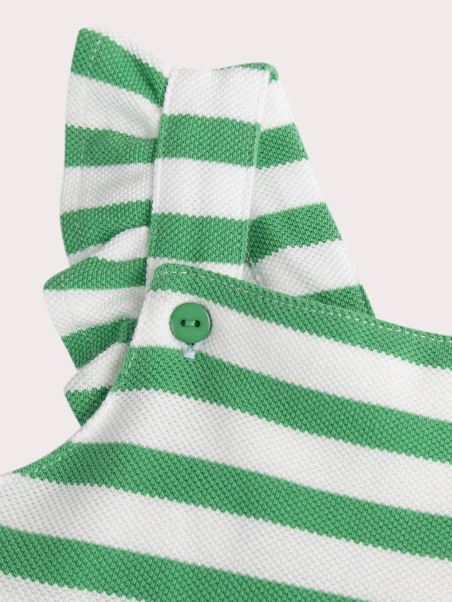 Robe écrue rayée à bretelles pour bébé fille - Image 2