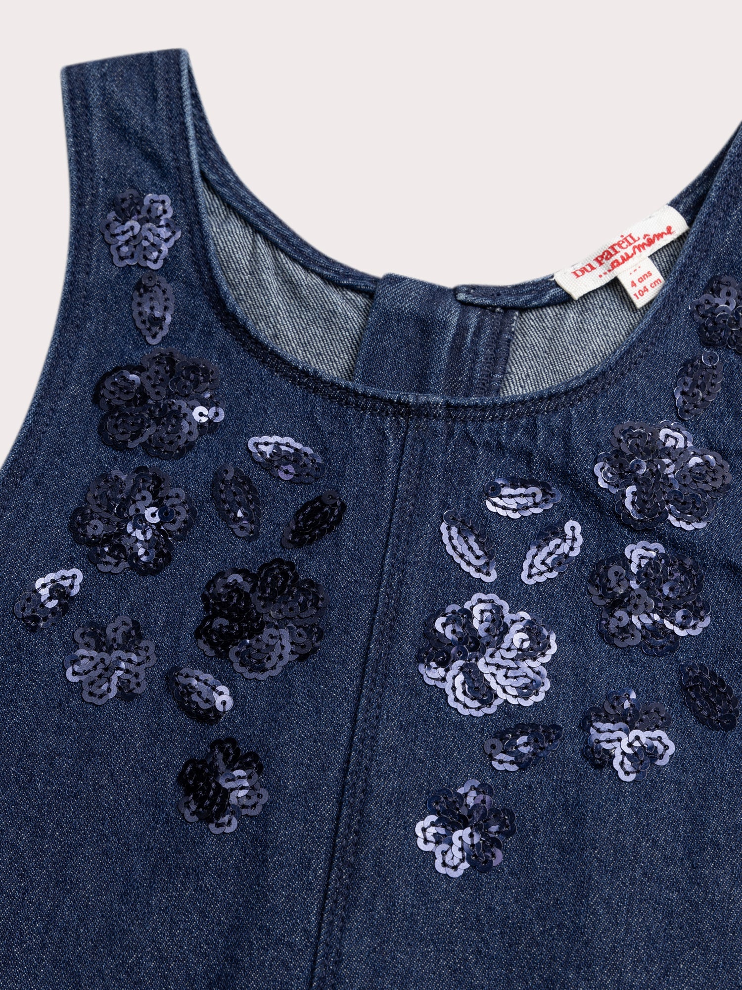 Robe en denim foncé fille - Image 3