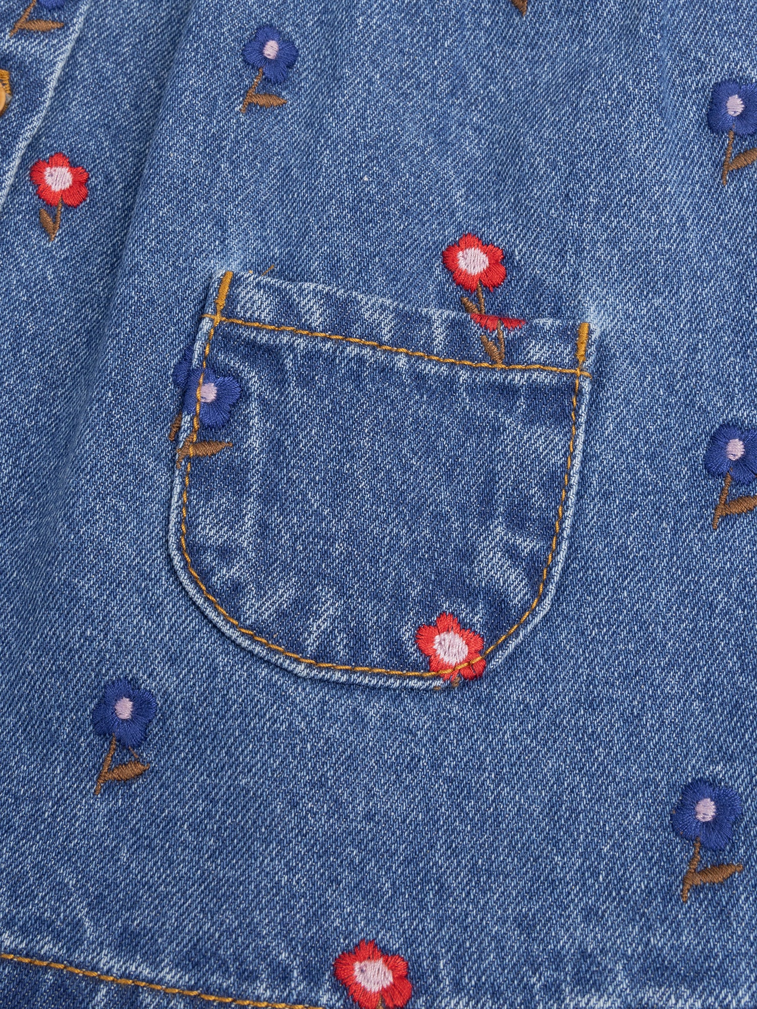 Robe en jean bleu pour bébé fille - Image 3