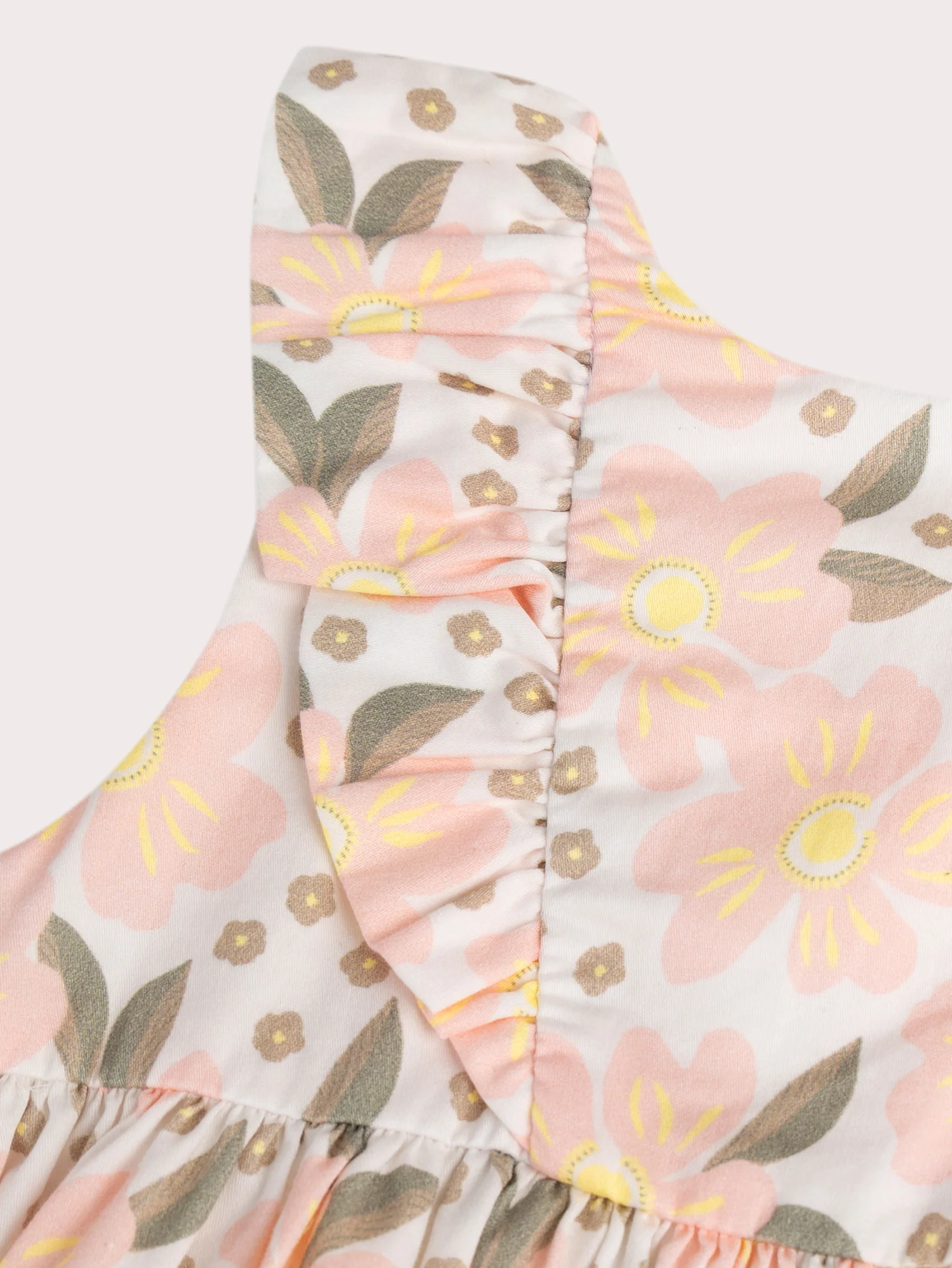 Robe fleurie pour bébé fille - Image 4