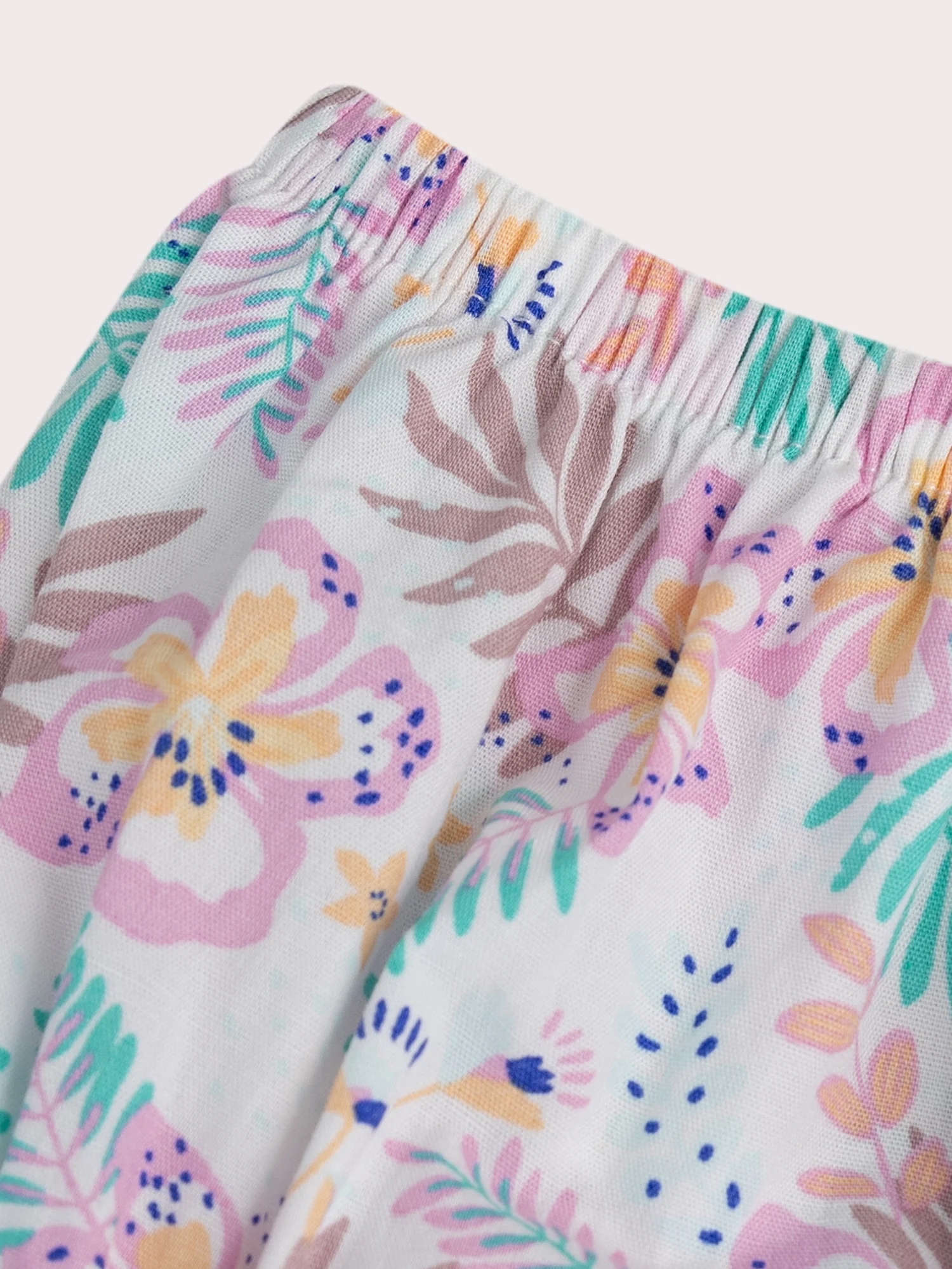 Robe fleurs exotique pour bébé fille - Image 7