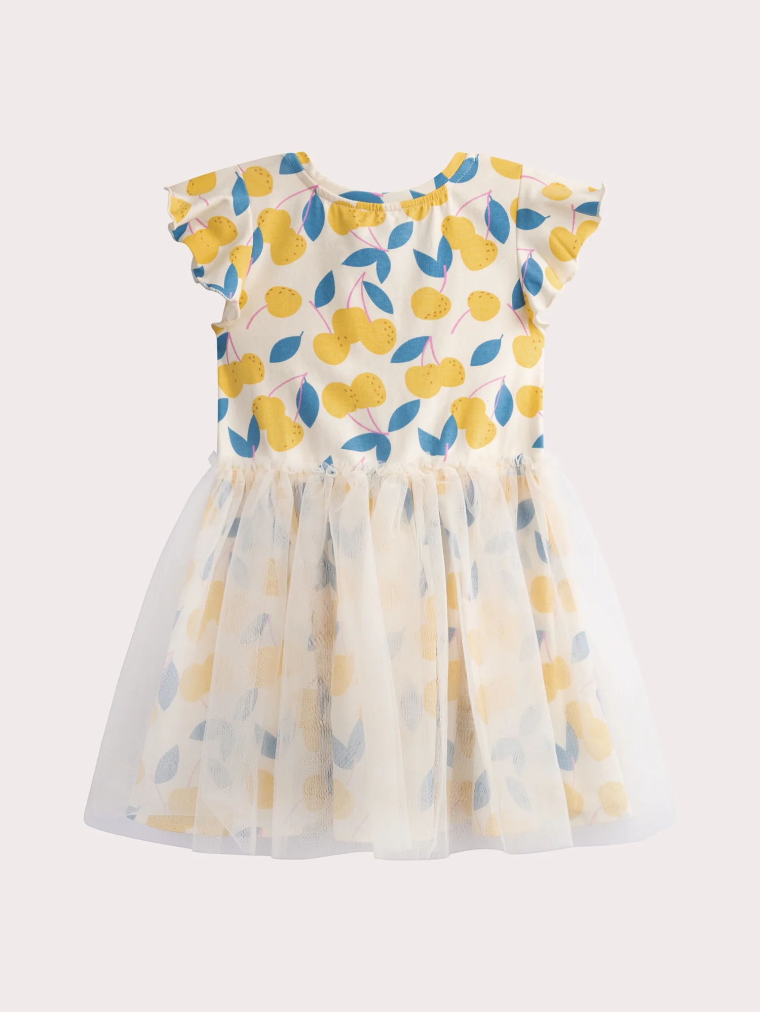 Robe imprimée avec tulle - Image 4