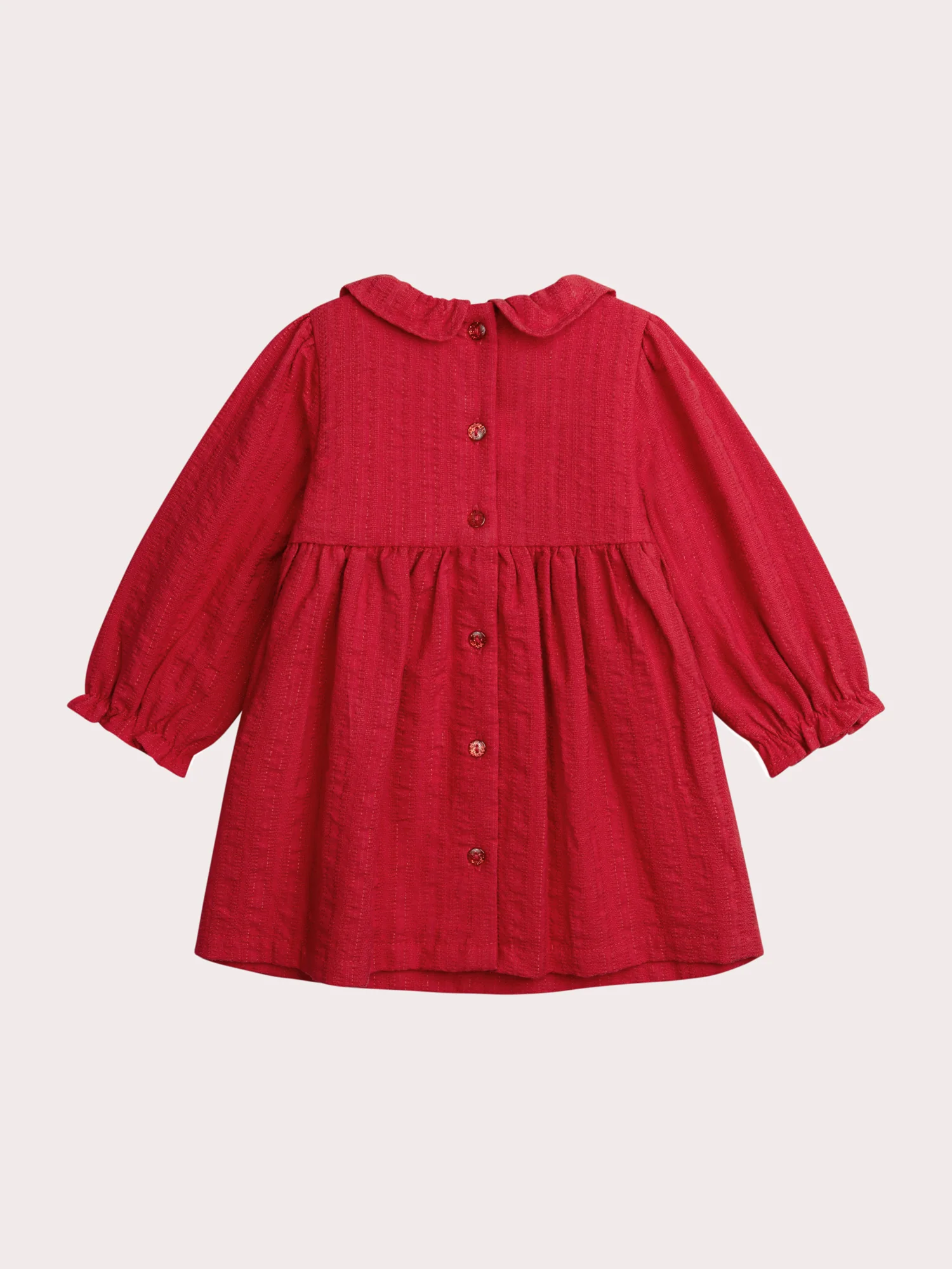 Robe rouge pour bébé fille - Image 4