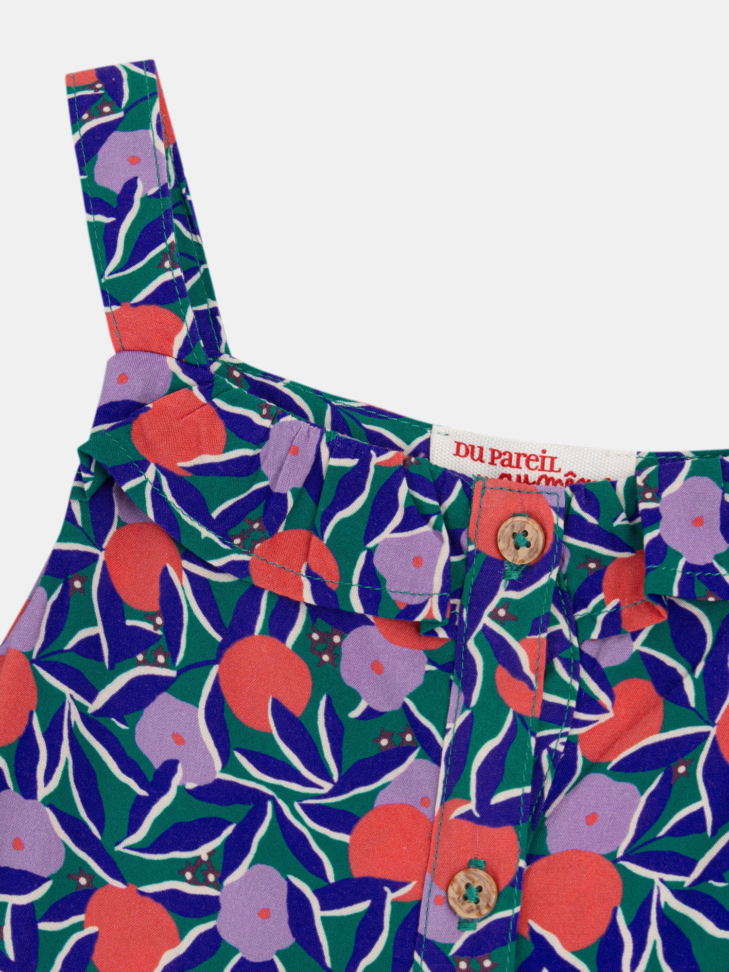 Robe à bretelles et imprimé floral pour fille - Image 4