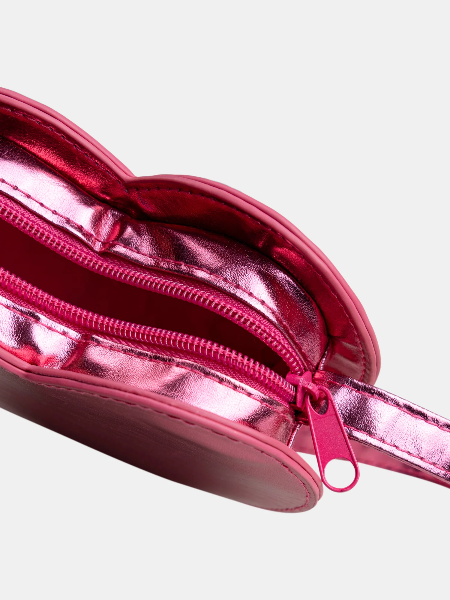 Sac bandoulière coeur rose pour fille - Image 5