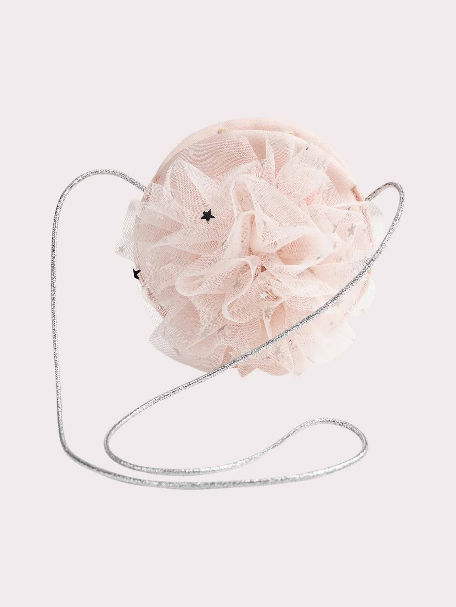Sac rose à fleur tulle fille