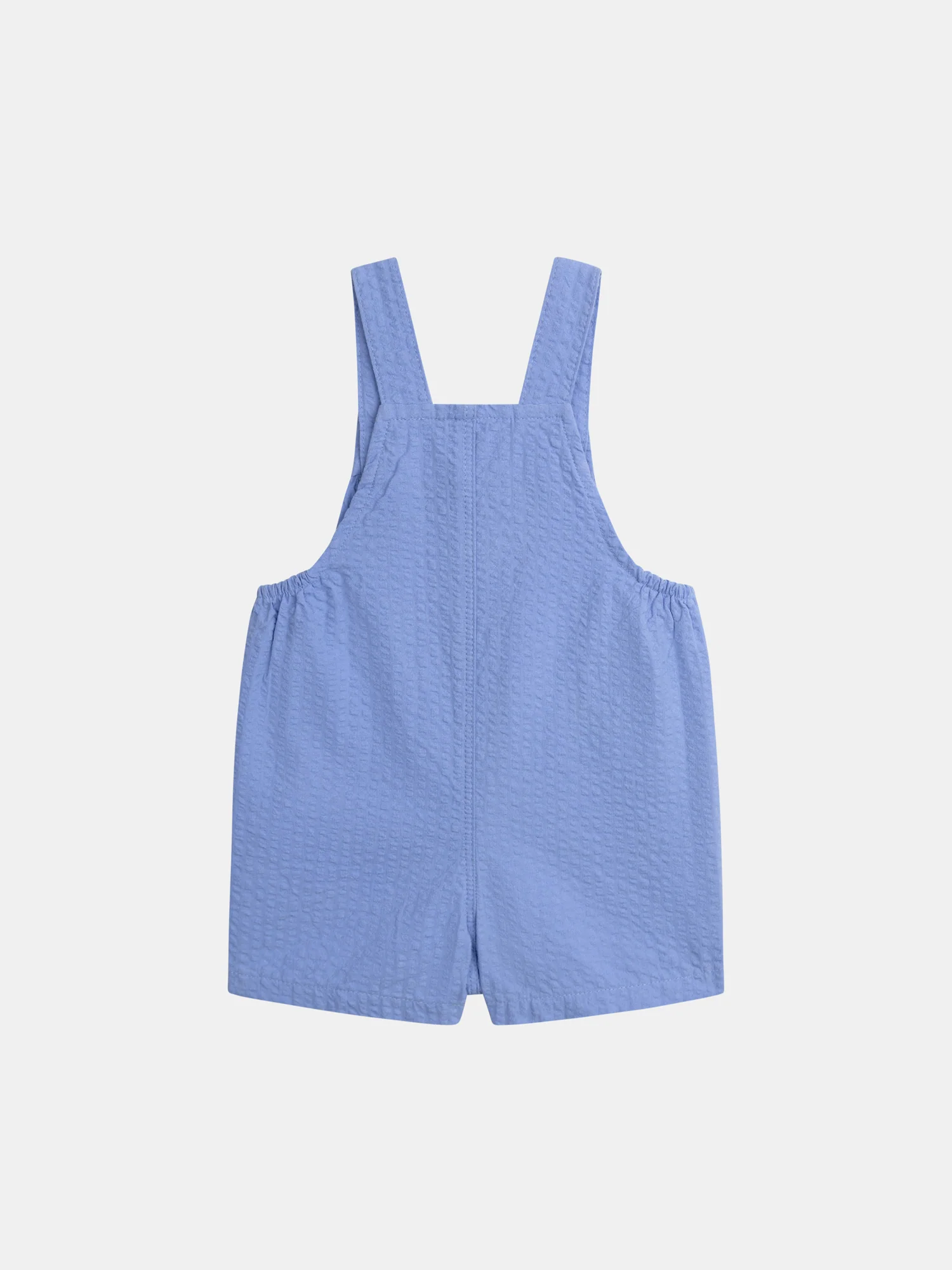 Salopette courte bleu pour bébé garçon - Image 4