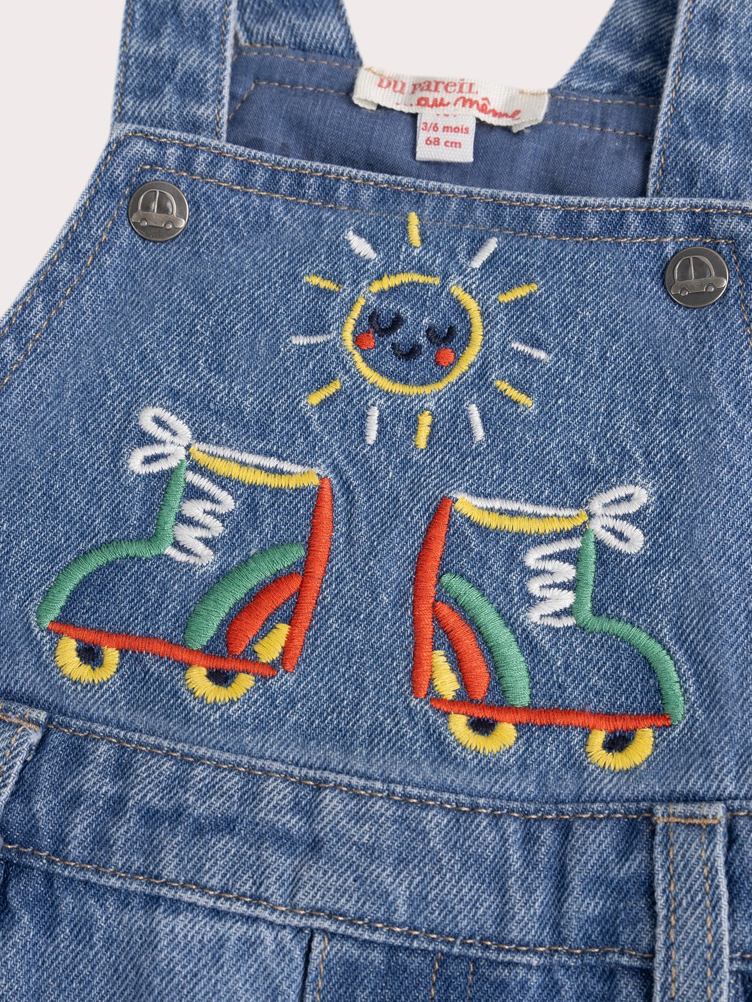 Salopette en jean pour bébé garçon - Image 2