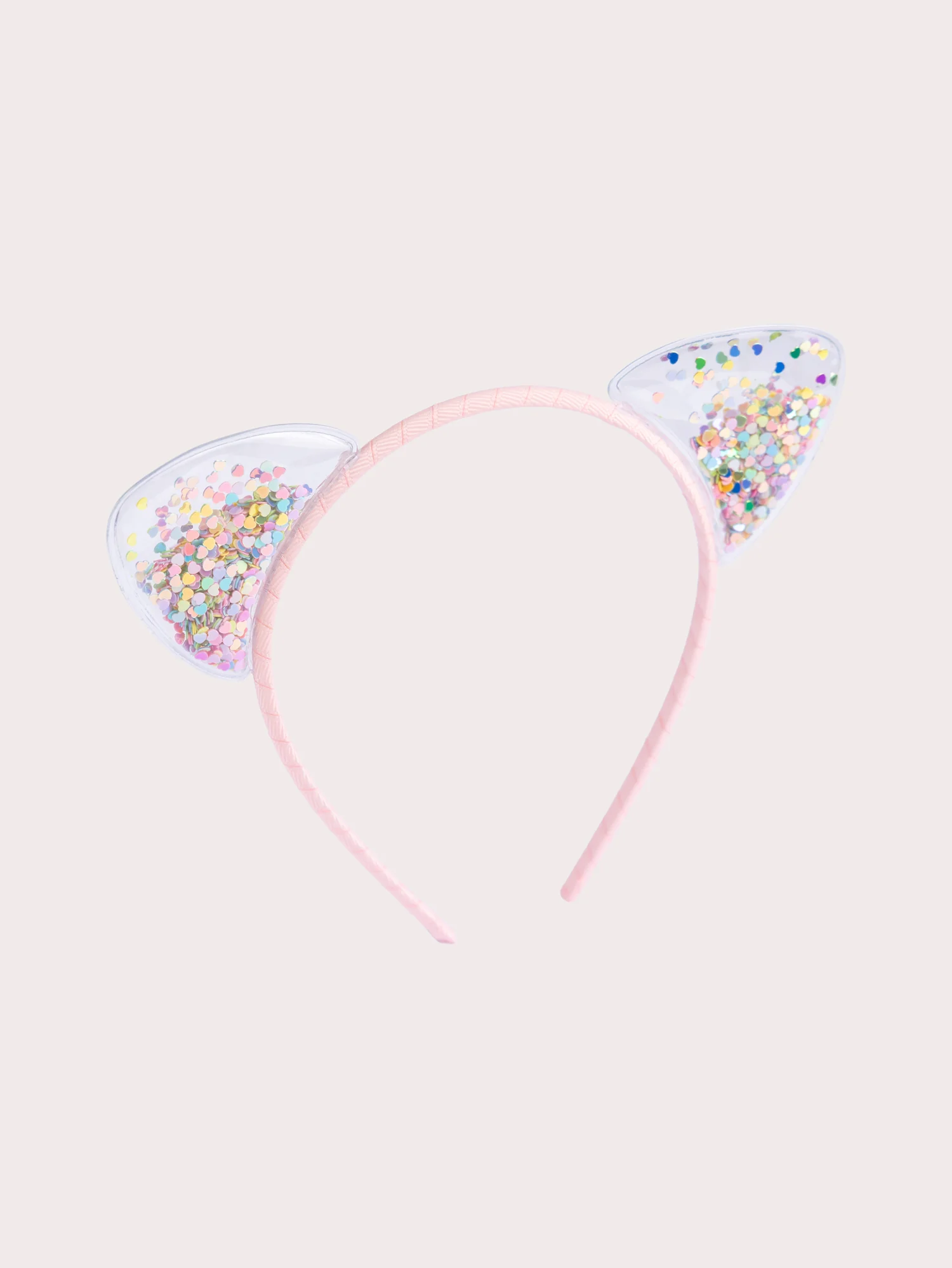 Serre-tête doré à oreilles de chat pour fille