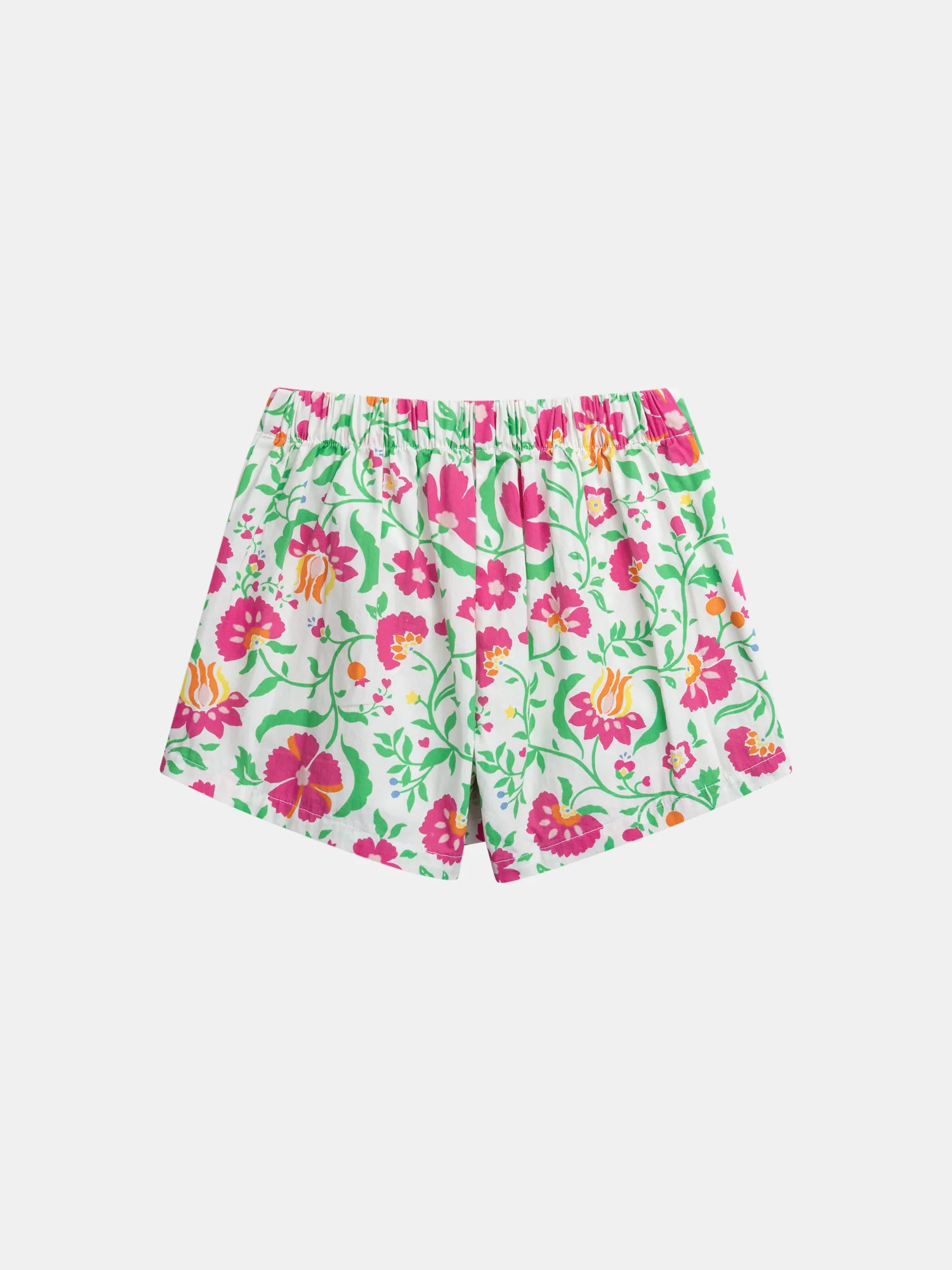 Short blanc à imprimé floral pour fille - Image 6